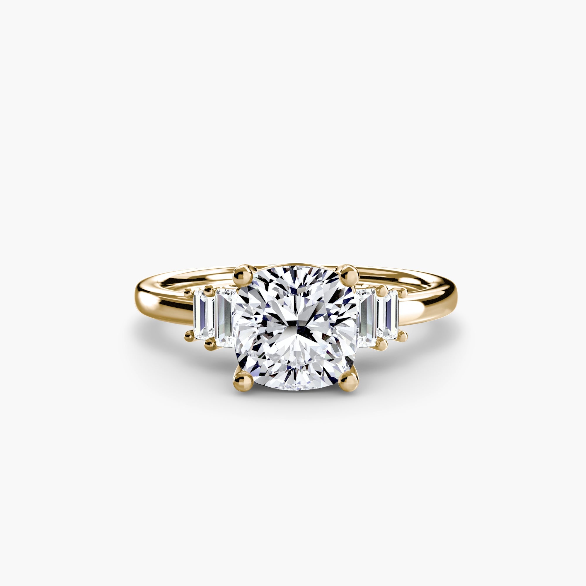 Baguette Accent Solitaire EclectiCarat