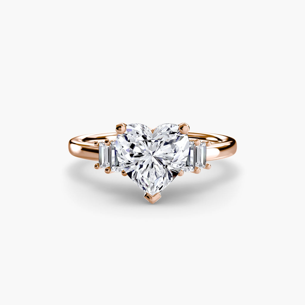 Baguette Accent Solitaire EclectiCarat