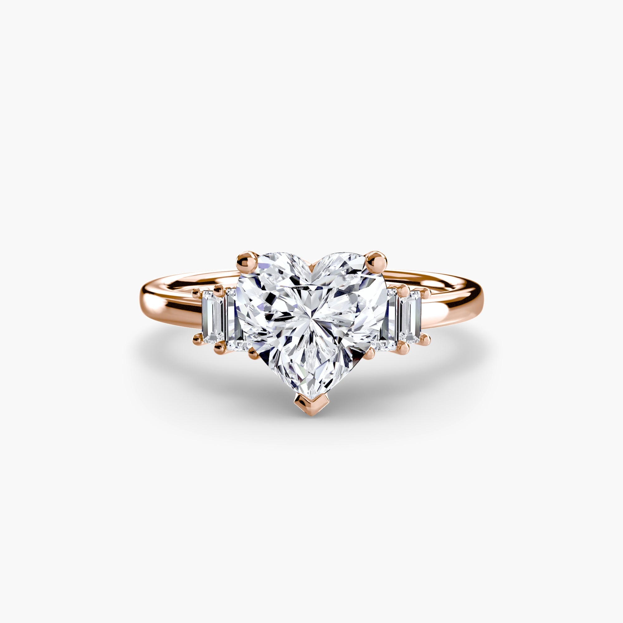 Baguette Accent Solitaire EclectiCarat