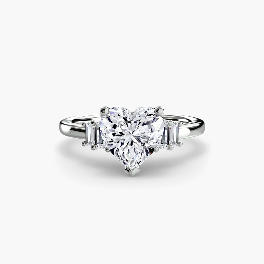 Baguette Accent Solitaire EclectiCarat