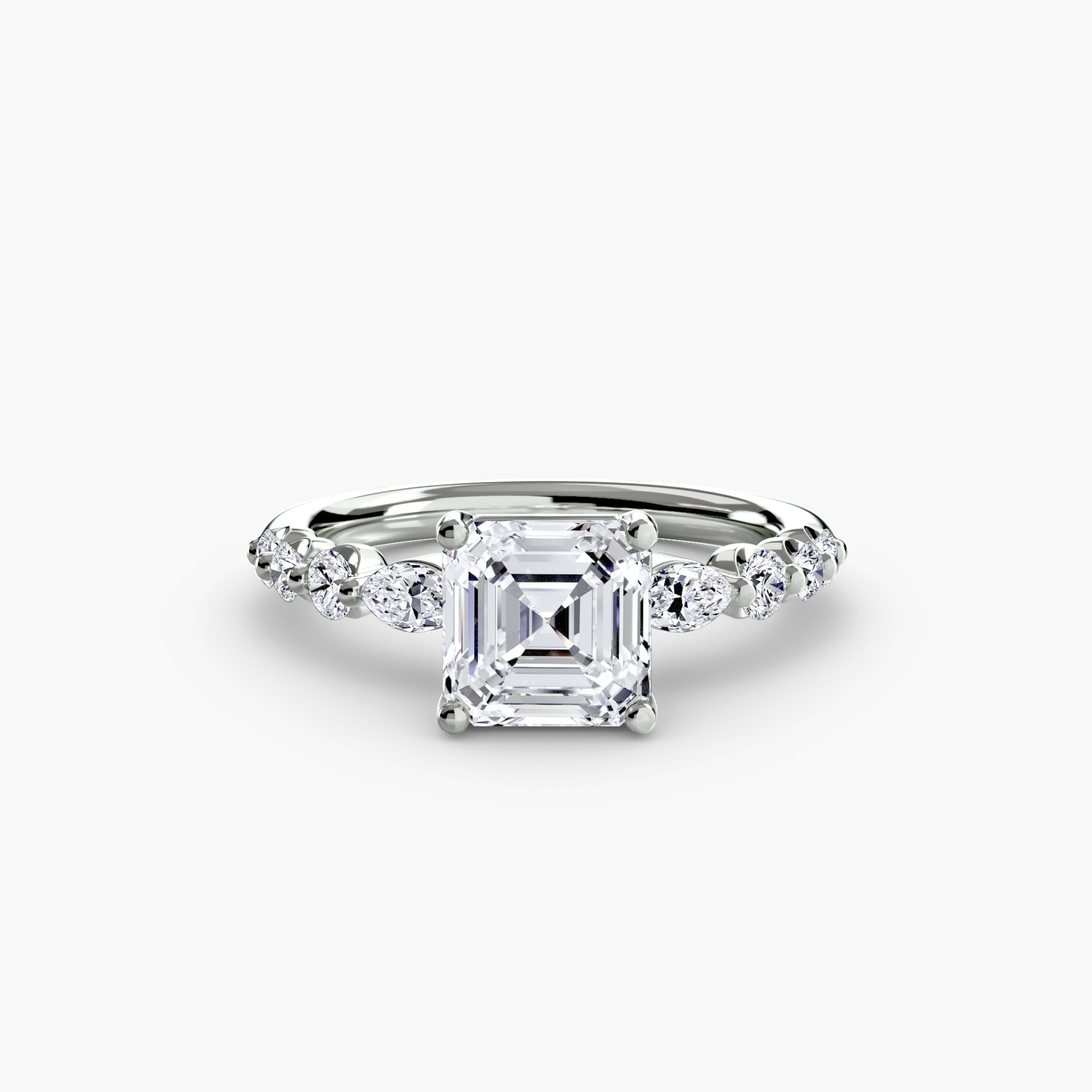 The Tiered Accent Ring EclectiCarat