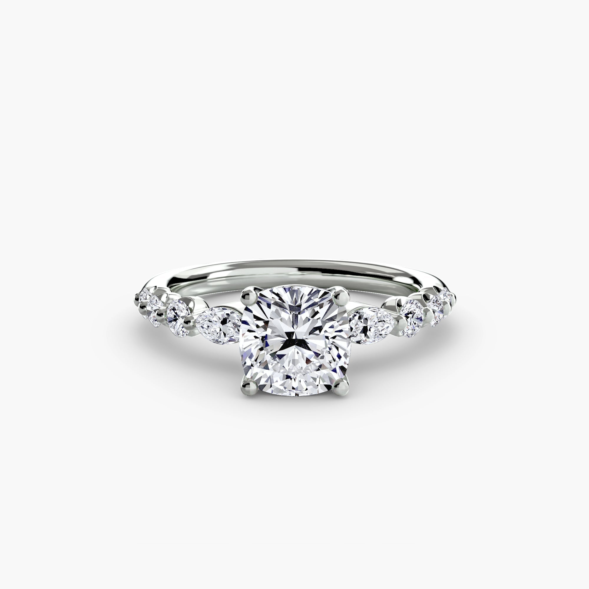 The Tiered Accent Ring EclectiCarat