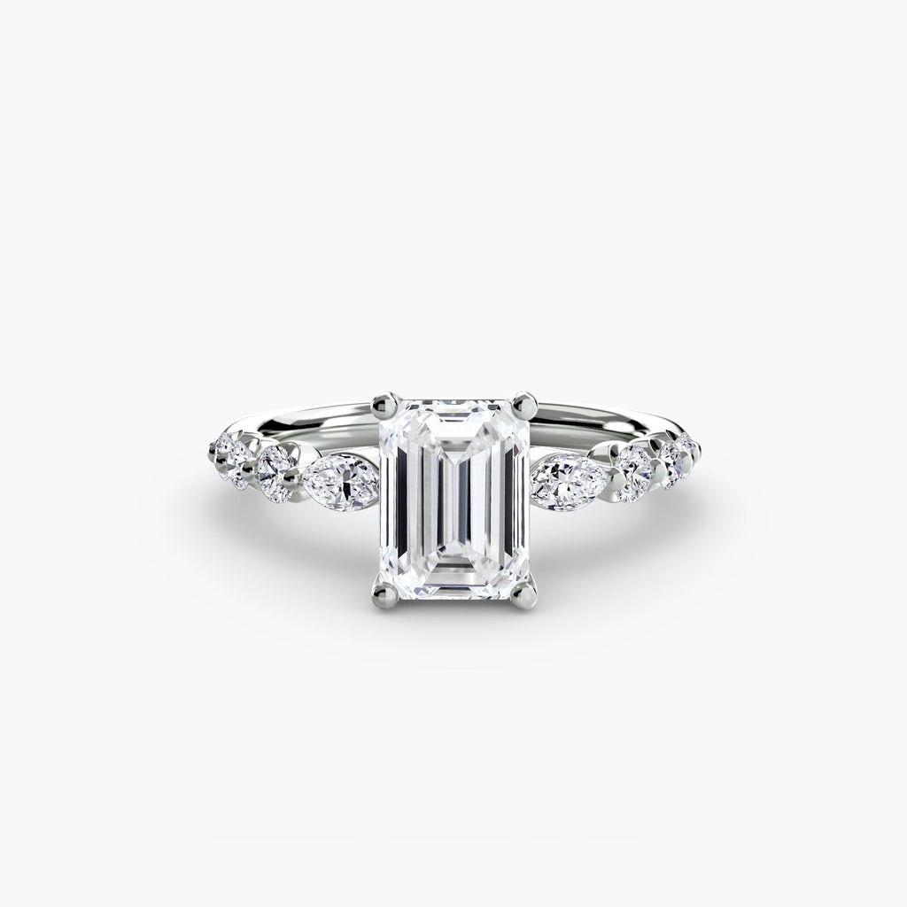 The Tiered Accent Ring EclectiCarat