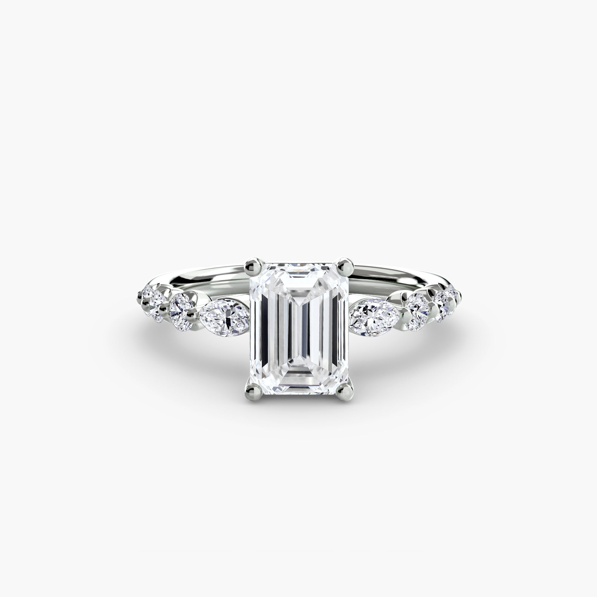 The Tiered Accent Ring EclectiCarat