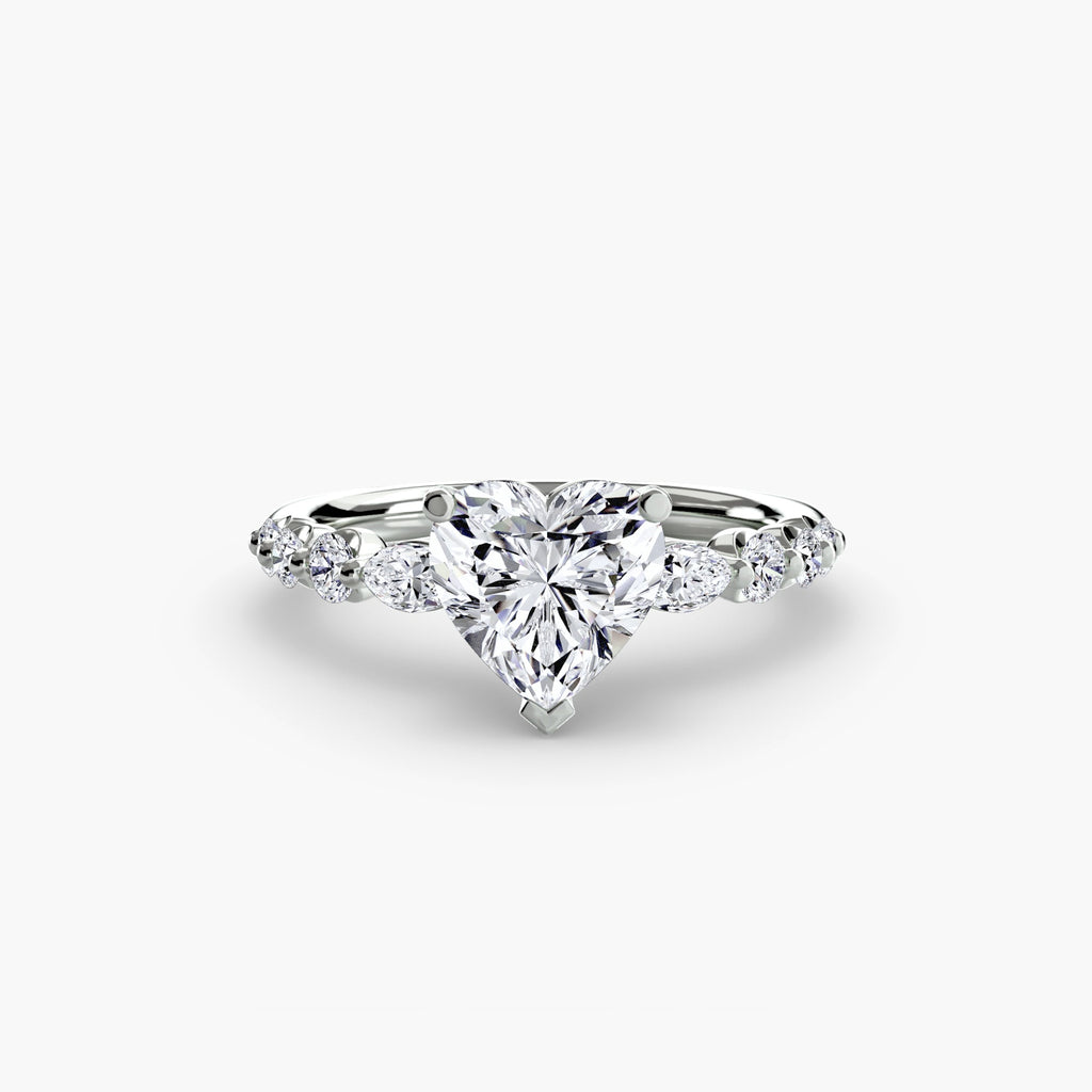The Tiered Accent Ring EclectiCarat