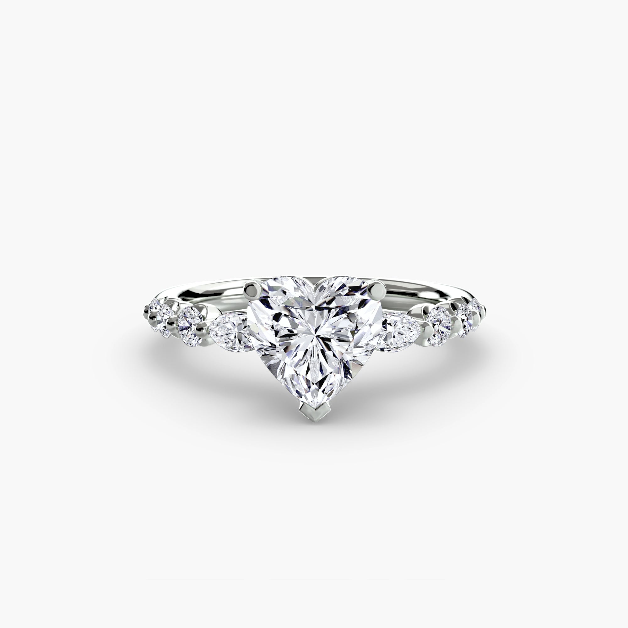 The Tiered Accent Ring EclectiCarat
