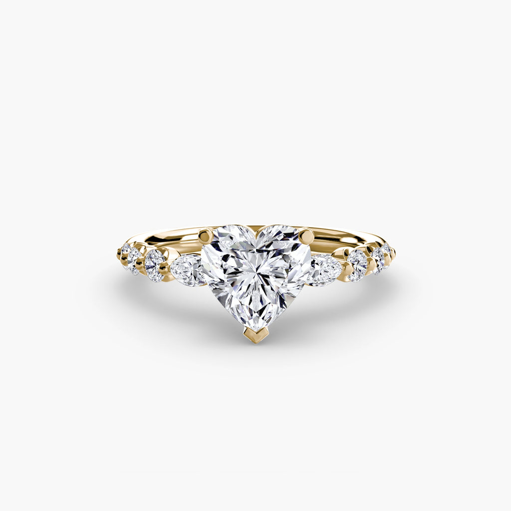 The Tiered Accent Ring EclectiCarat
