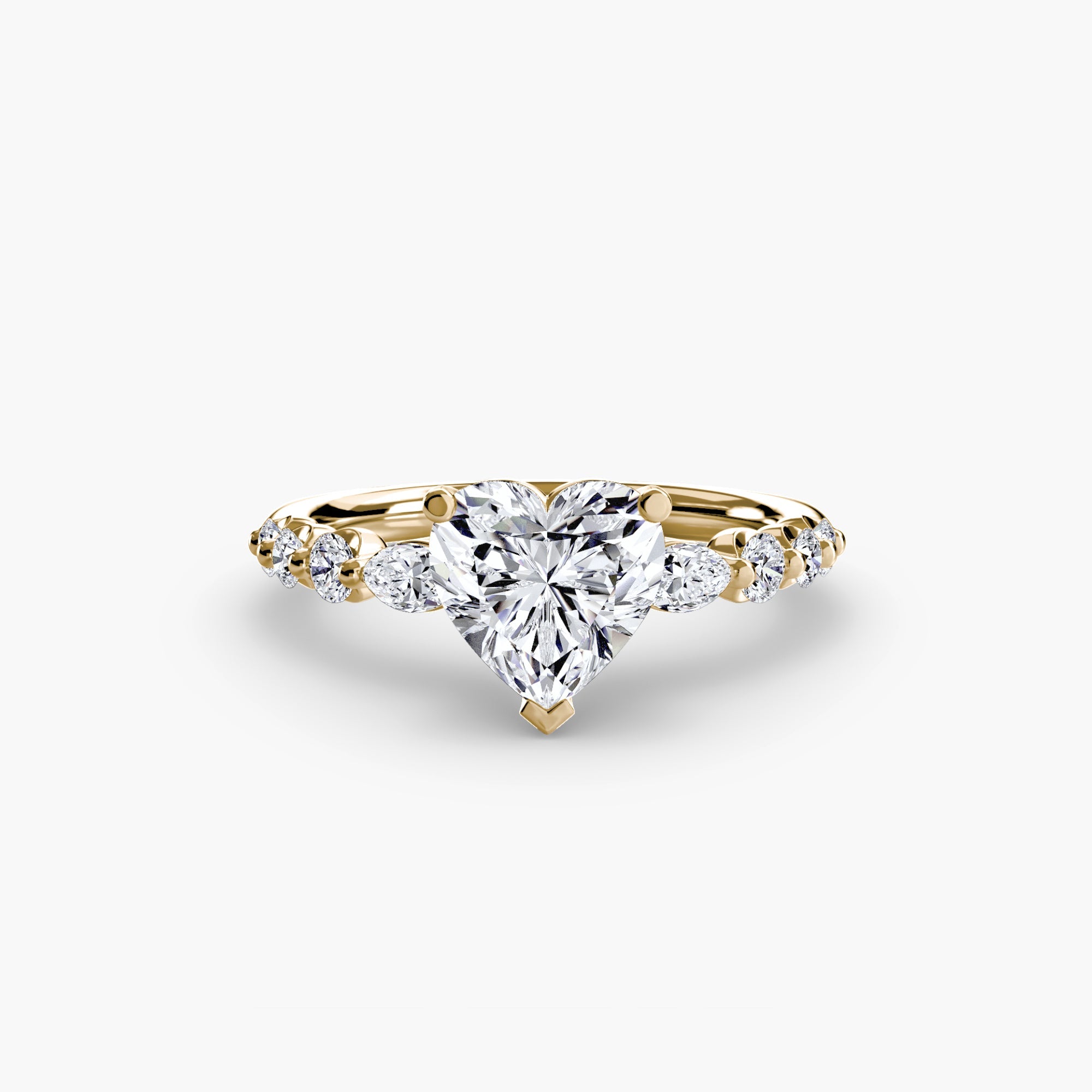 The Tiered Accent Ring EclectiCarat