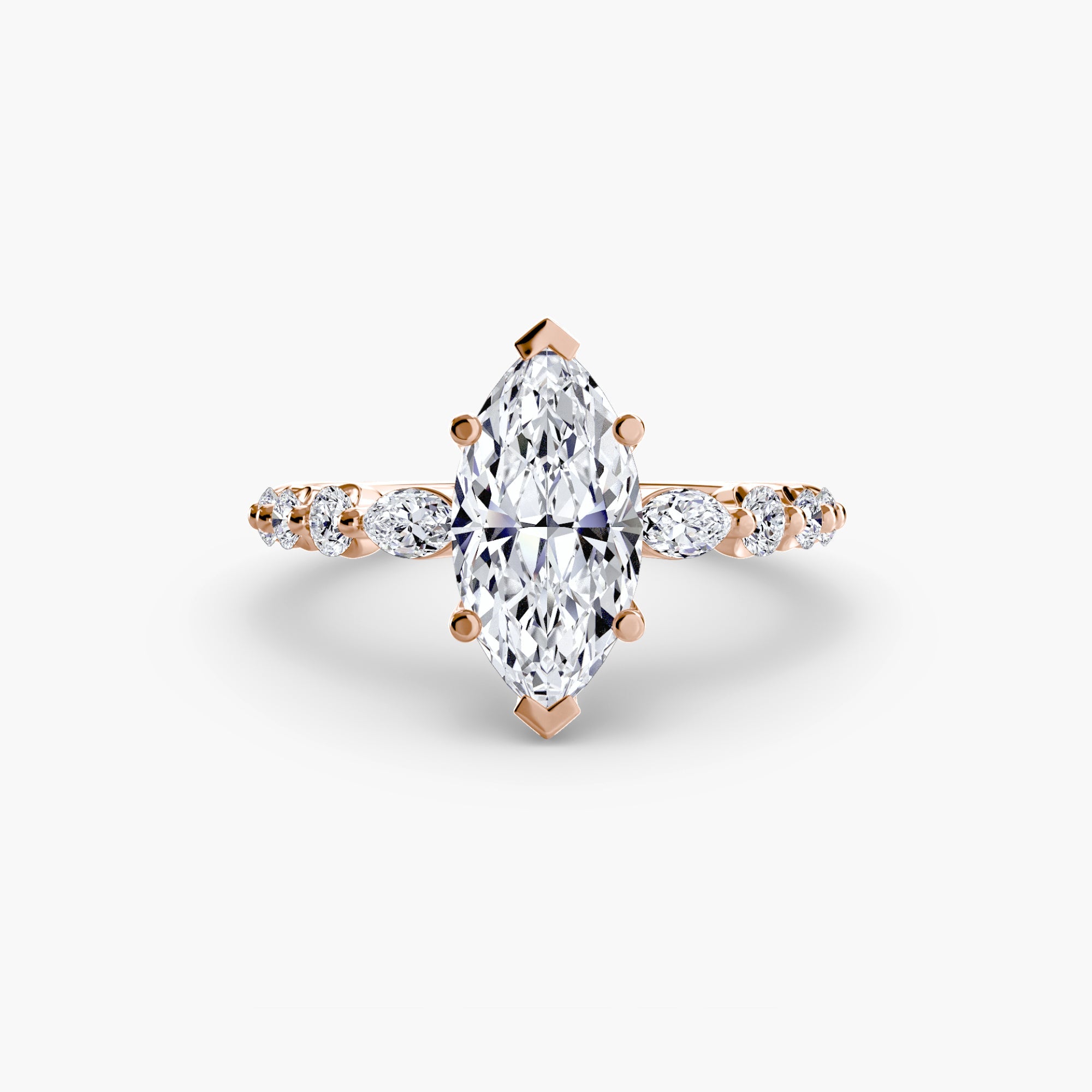 The Tiered Accent Ring EclectiCarat