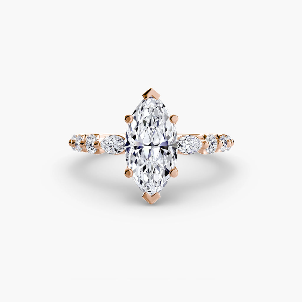 The Tiered Accent Ring EclectiCarat