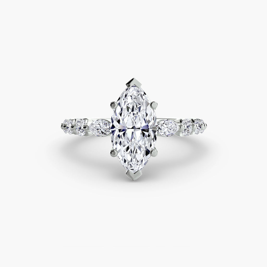 The Tiered Accent Ring EclectiCarat