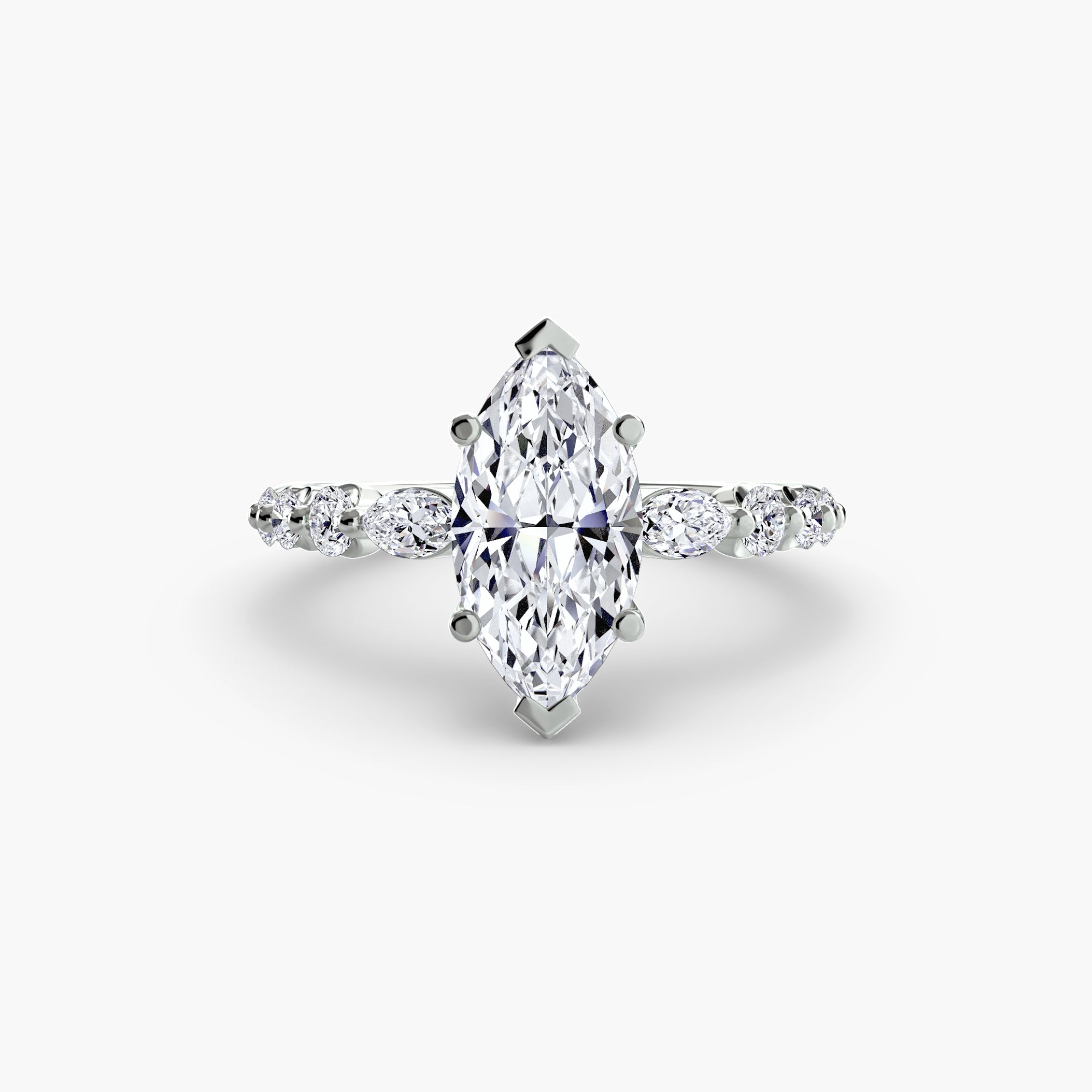 The Tiered Accent Ring EclectiCarat