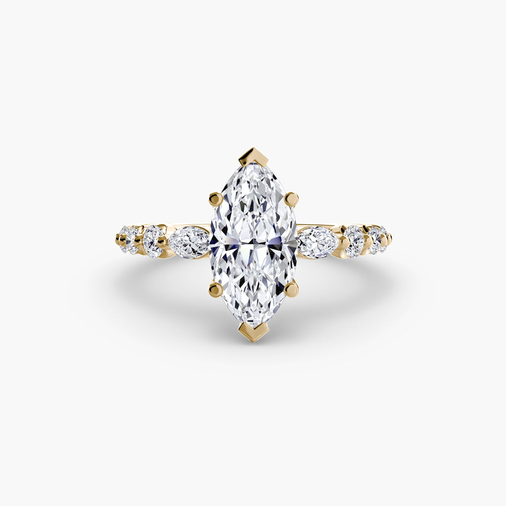 The Tiered Accent Ring EclectiCarat