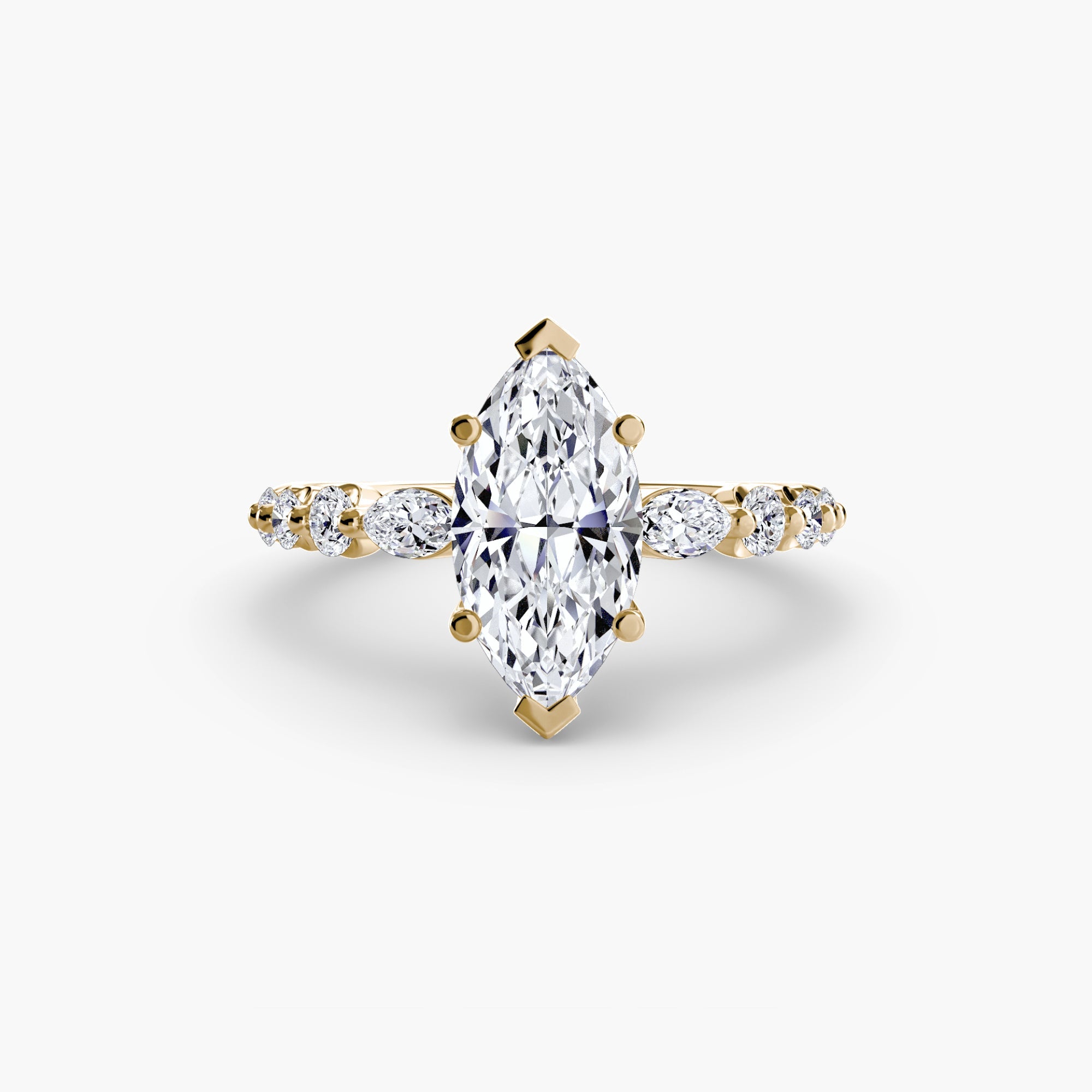 The Tiered Accent Ring EclectiCarat