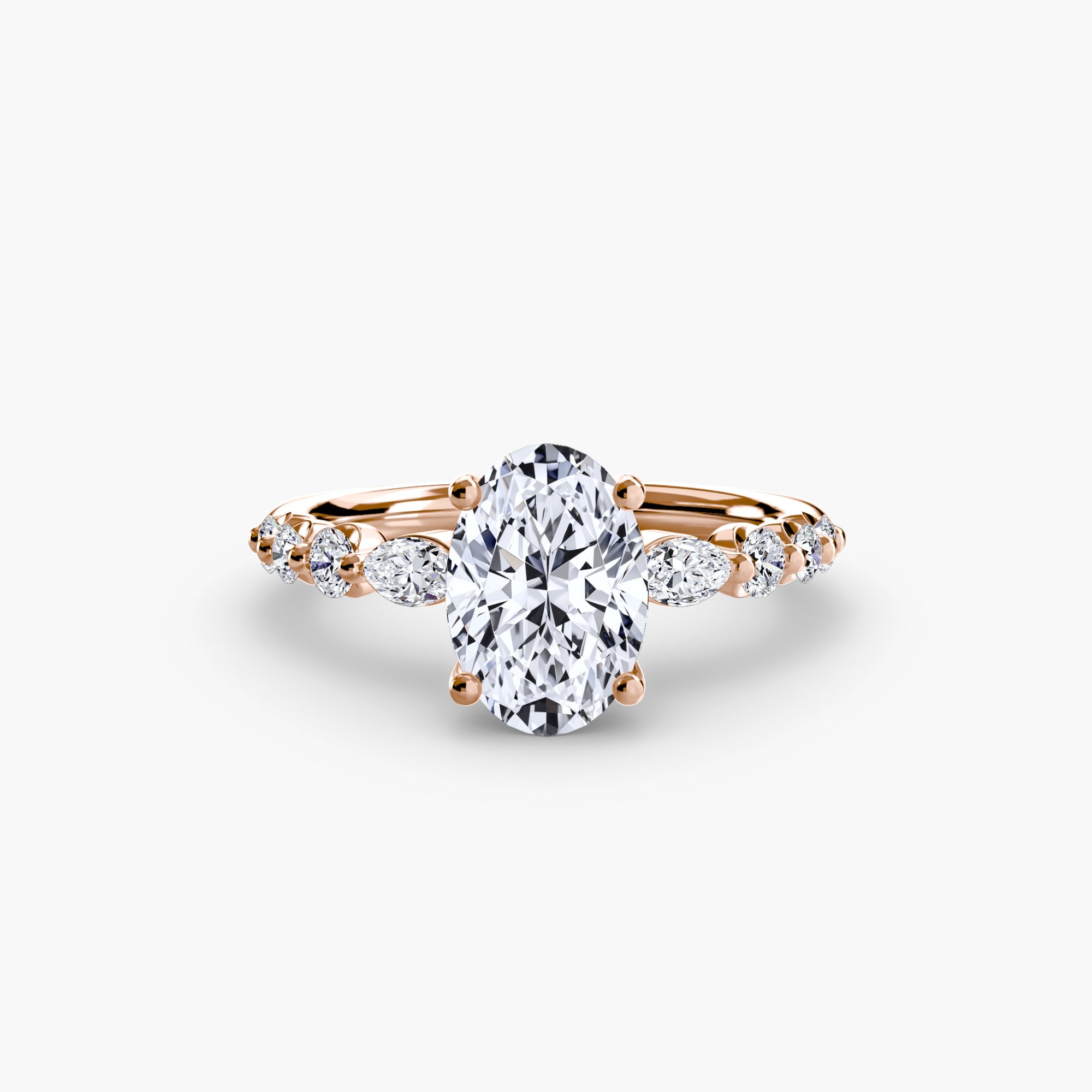 The Tiered Accent Ring EclectiCarat