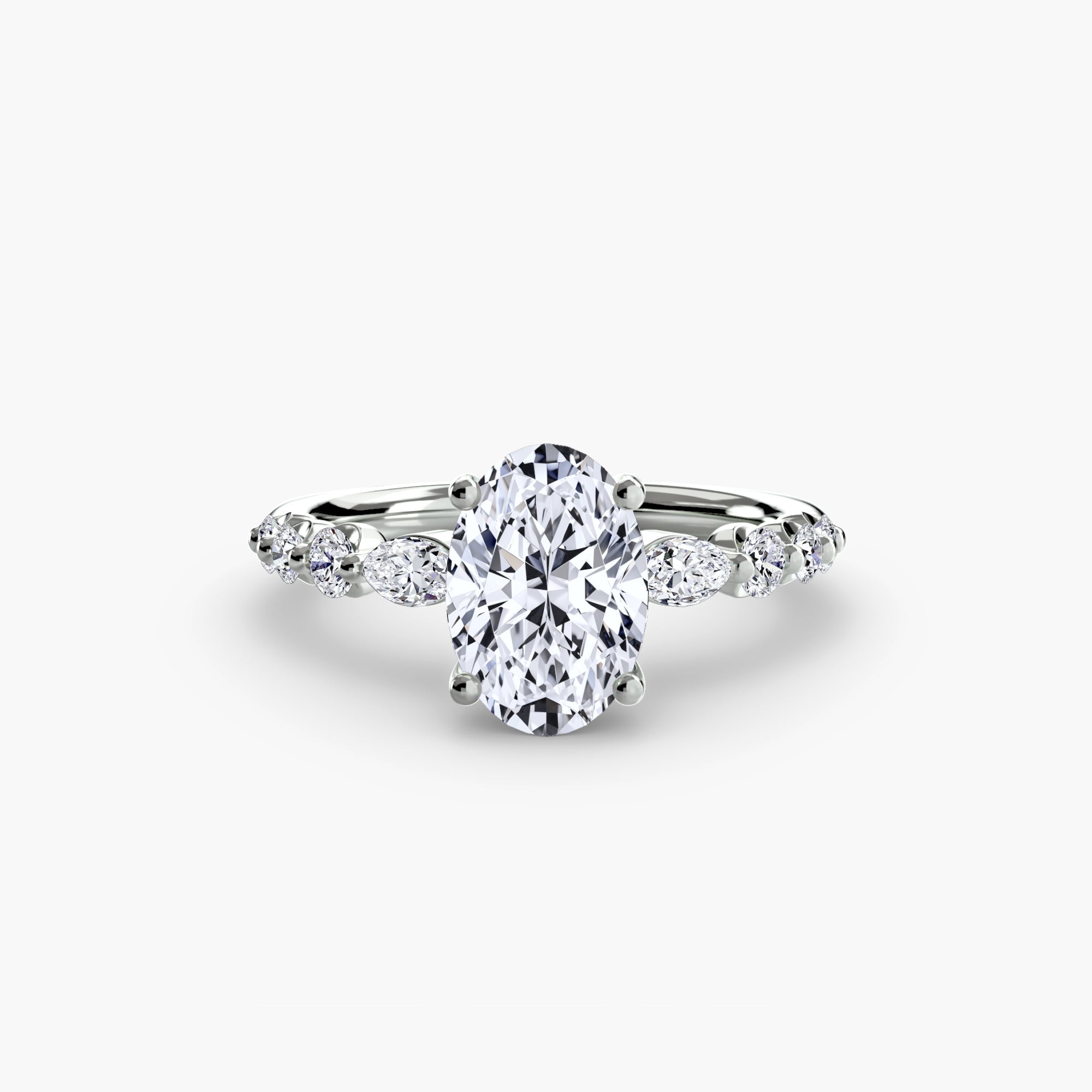 The Tiered Accent Ring EclectiCarat