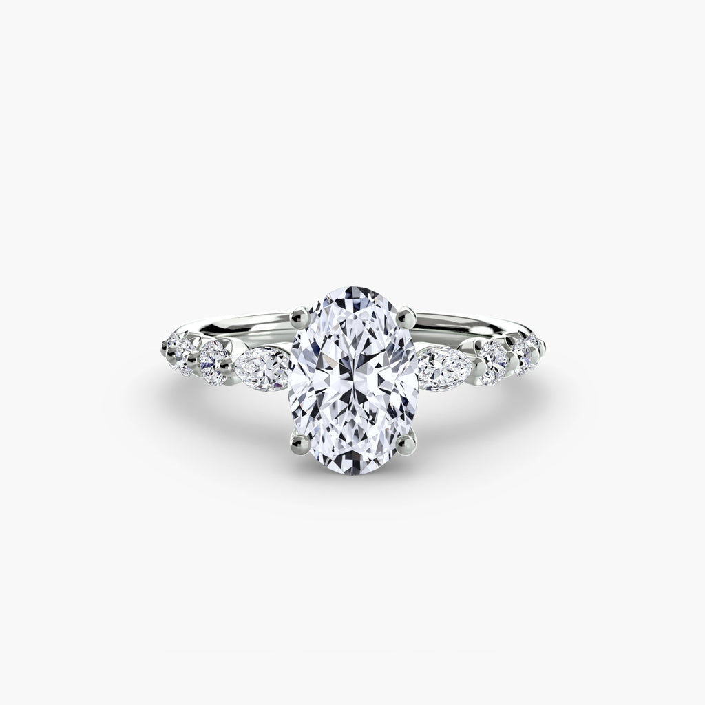 The Tiered Accent Ring EclectiCarat