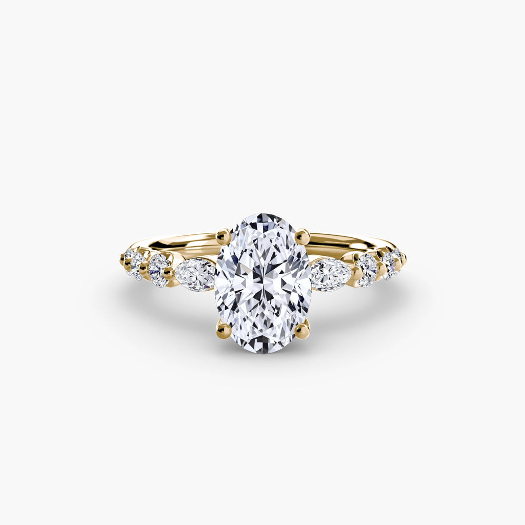 The Tiered Accent Ring EclectiCarat