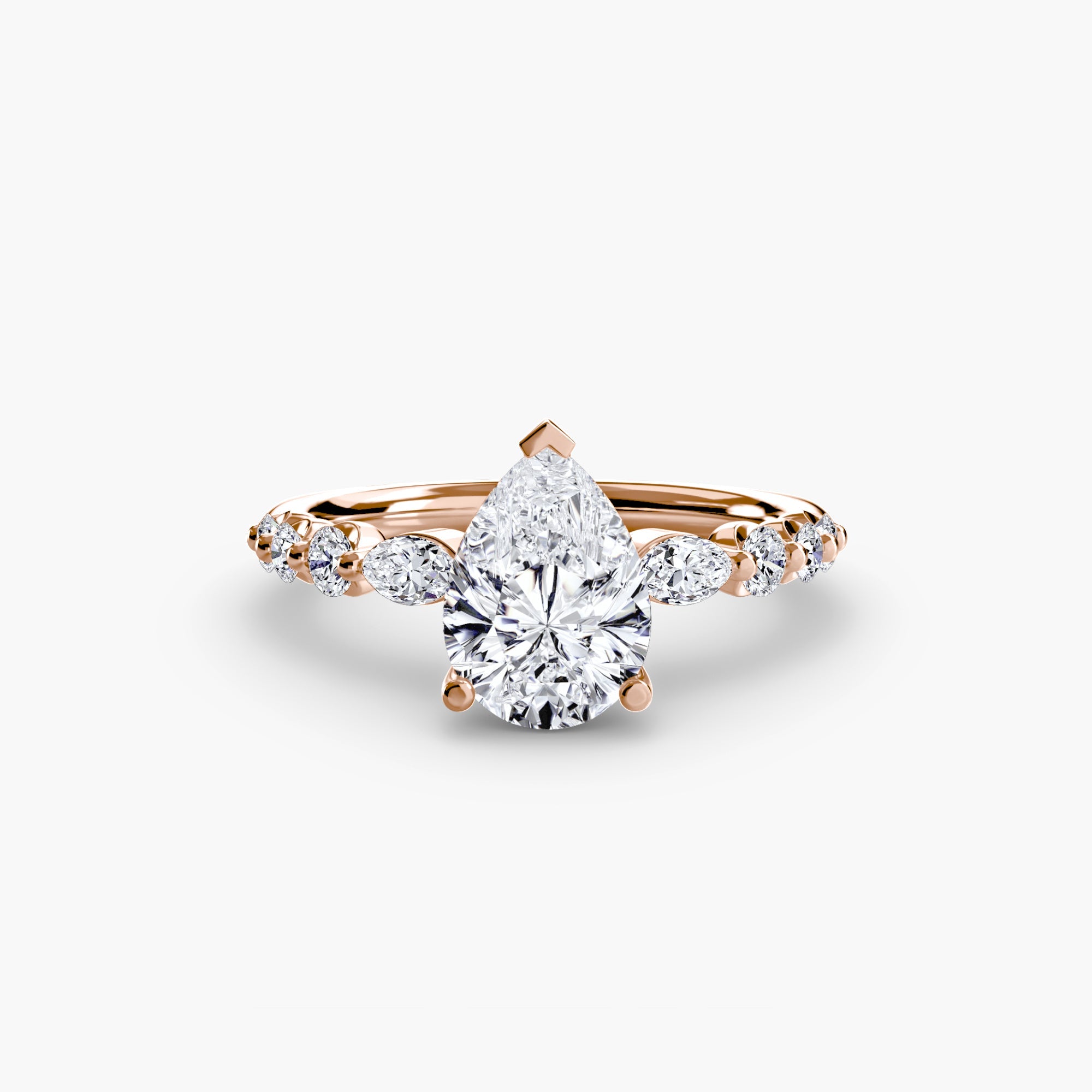 The Tiered Accent Ring EclectiCarat