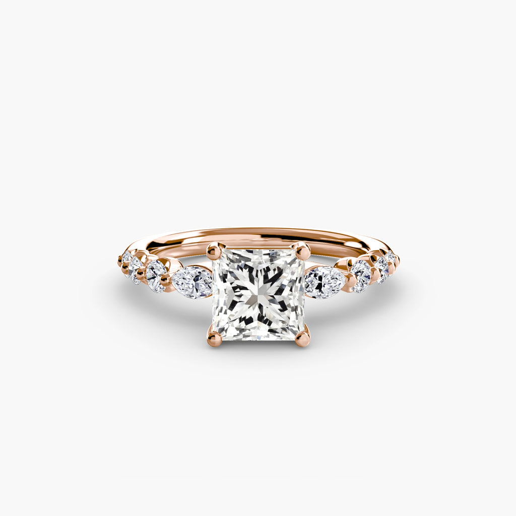 The Tiered Accent Ring EclectiCarat