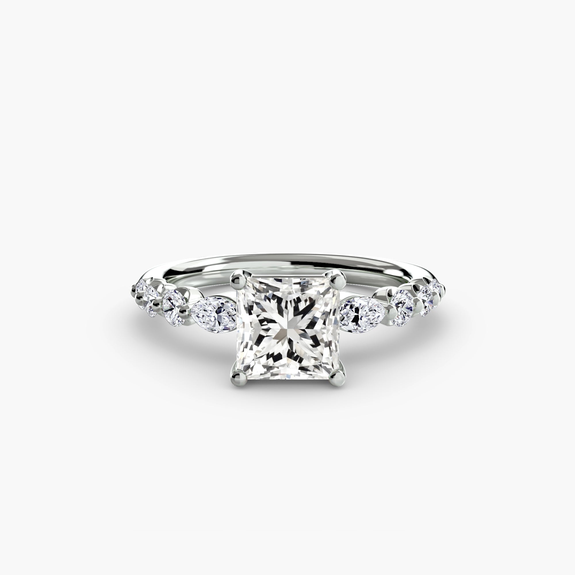 The Tiered Accent Ring EclectiCarat