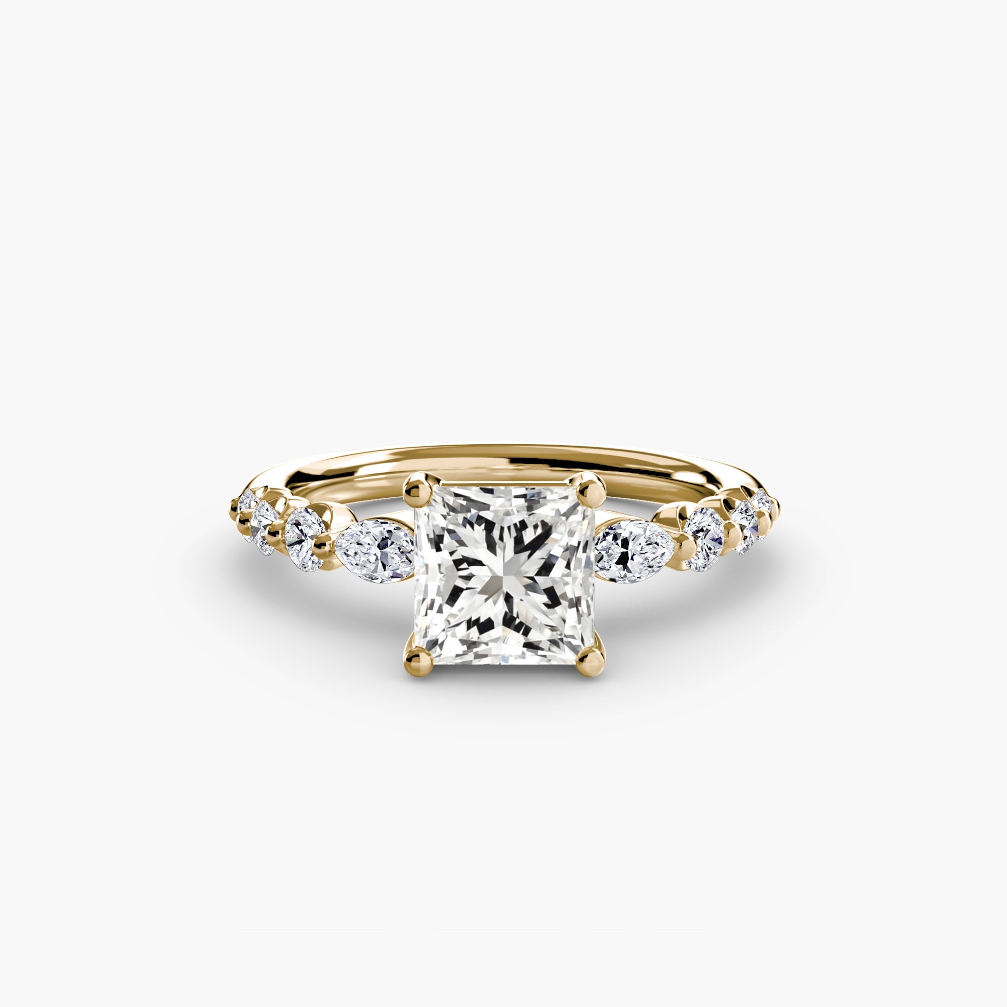The Tiered Accent Ring EclectiCarat