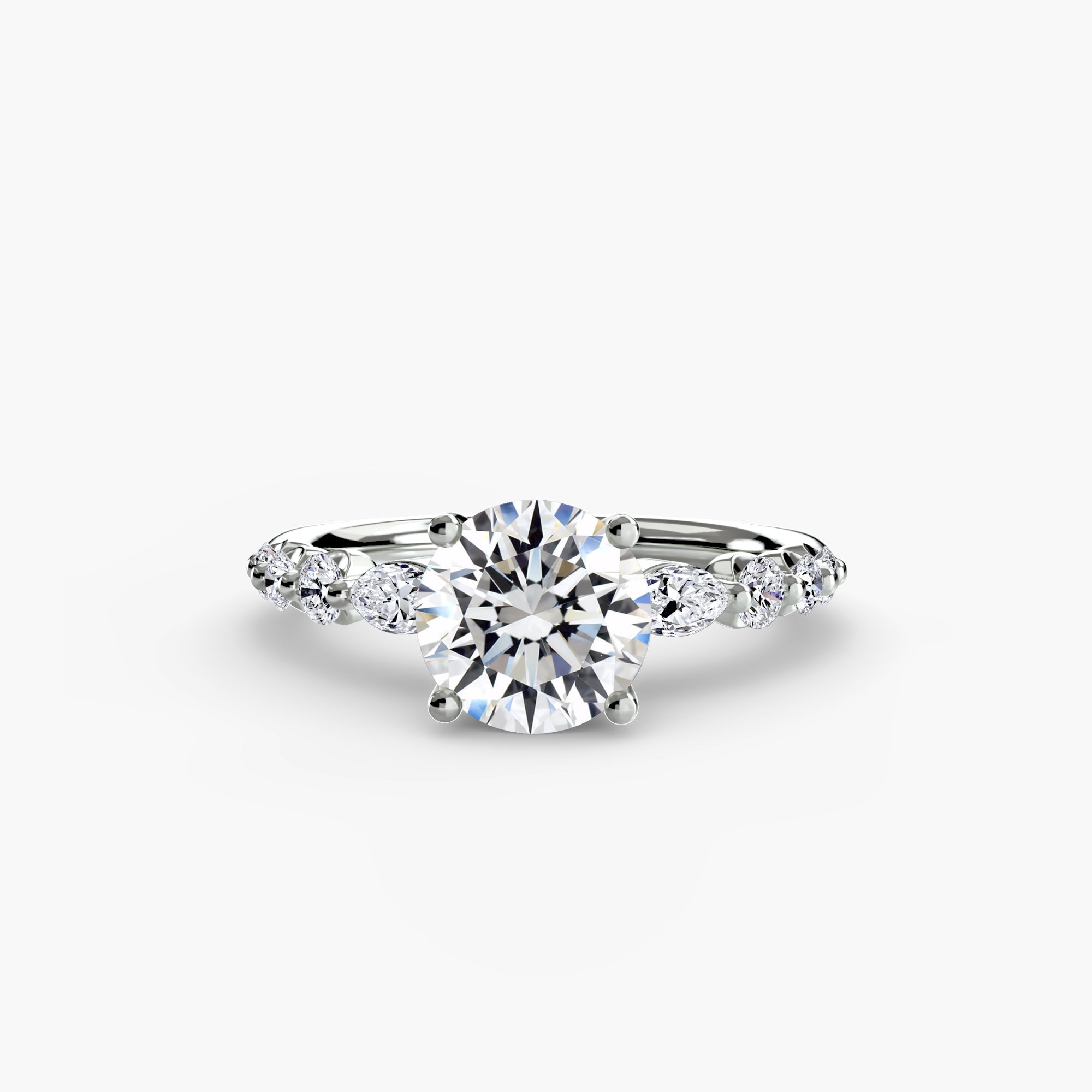 The Tiered Accent Ring EclectiCarat