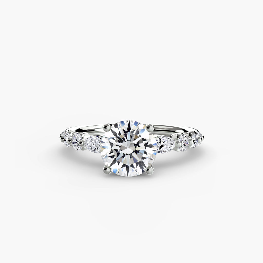 The Tiered Accent Ring EclectiCarat