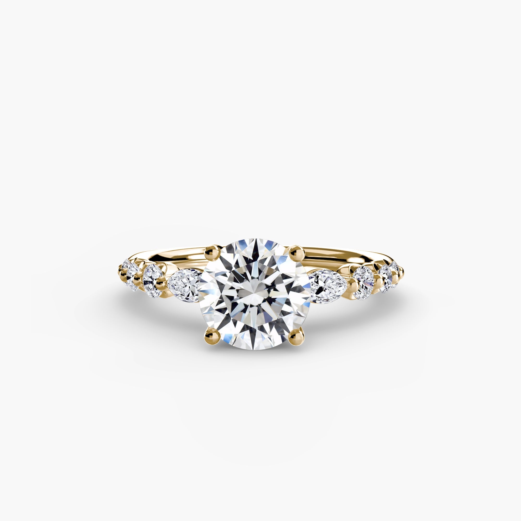 The Tiered Accent Ring EclectiCarat
