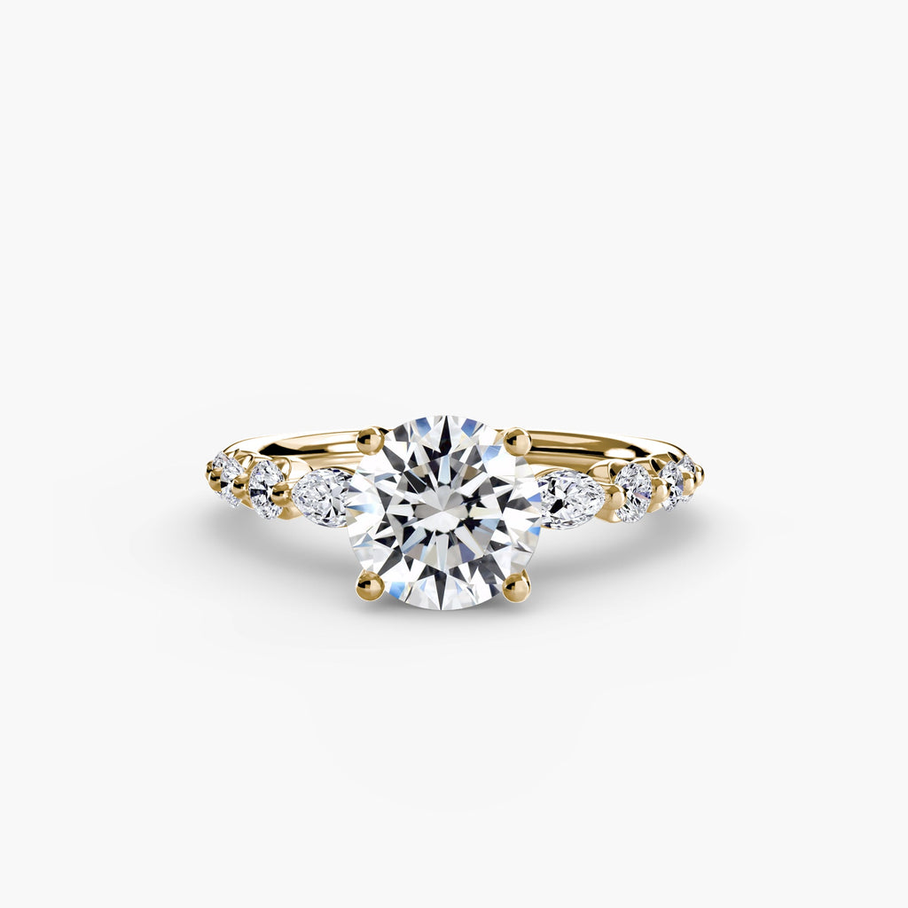 The Tiered Accent Ring EclectiCarat