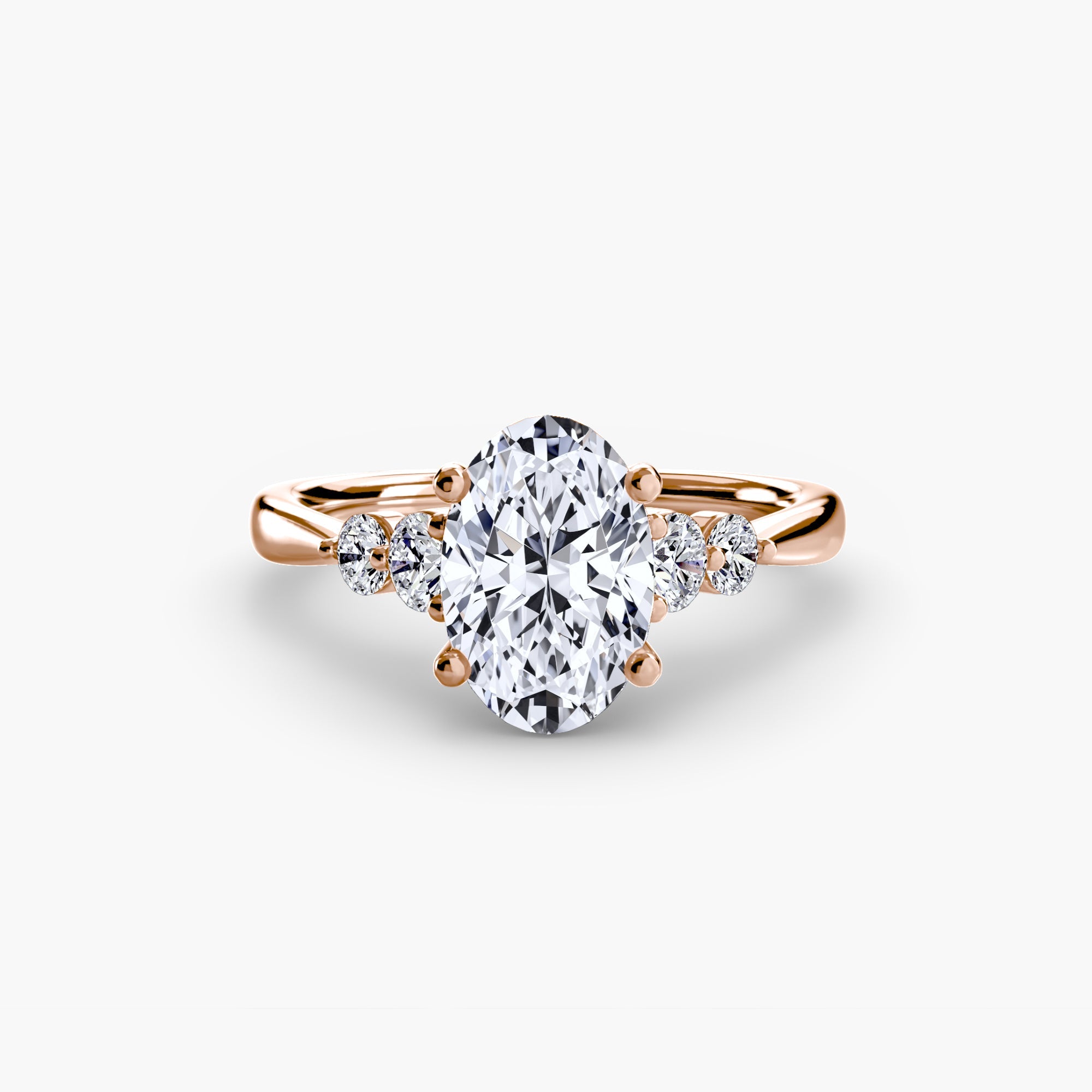 Solitaire with Shoulder Accents 2 EclectiCarat