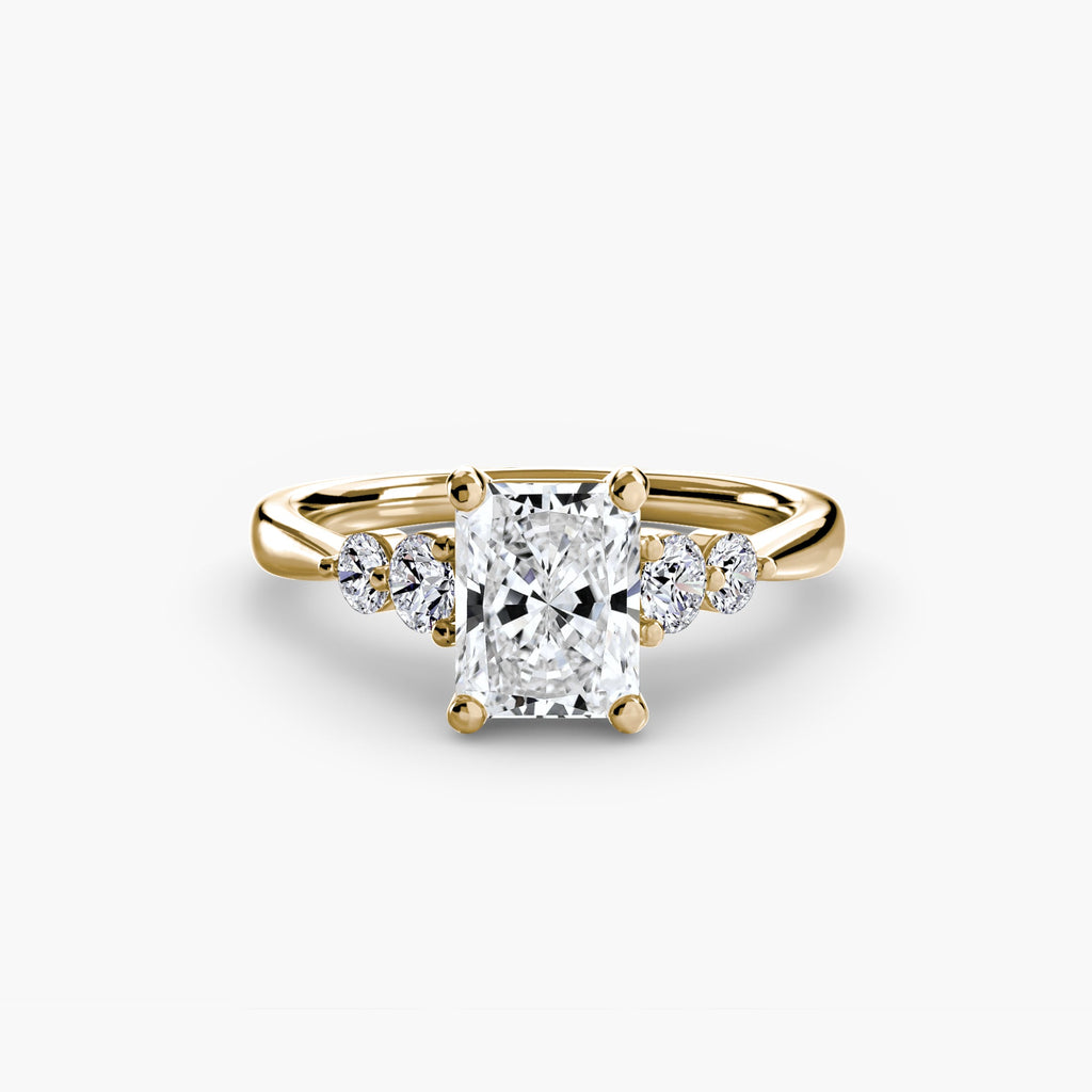 Solitaire with Shoulder Accents 2 EclectiCarat