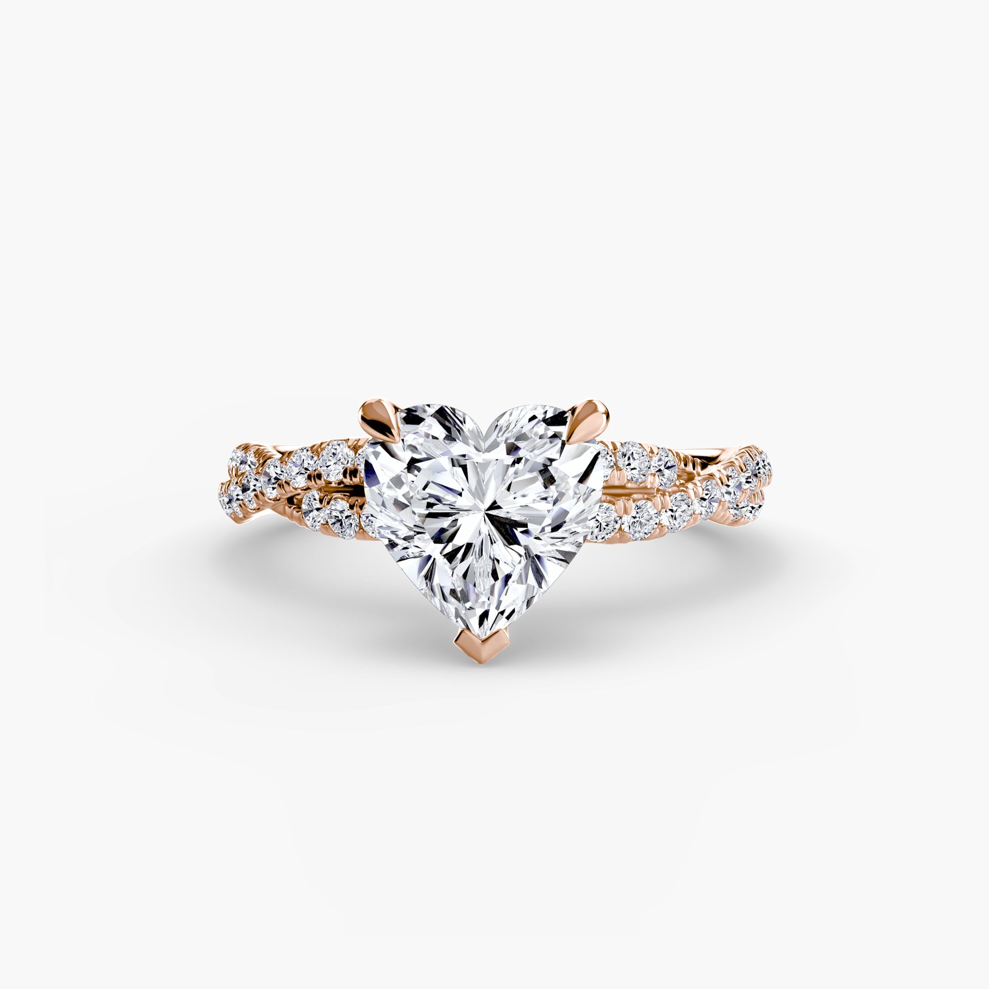The Twisted Pavé Solitaire EclectiCarat
