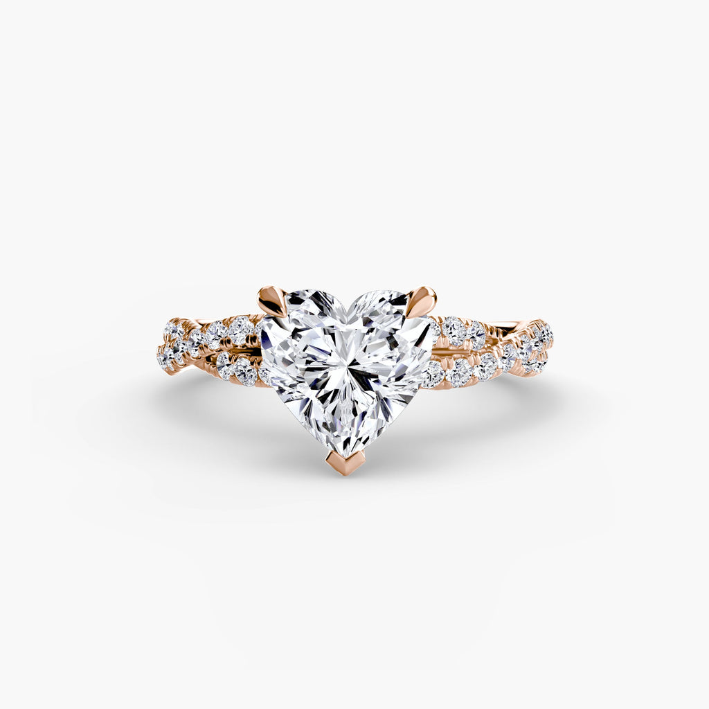 The Twisted Pavé Solitaire EclectiCarat