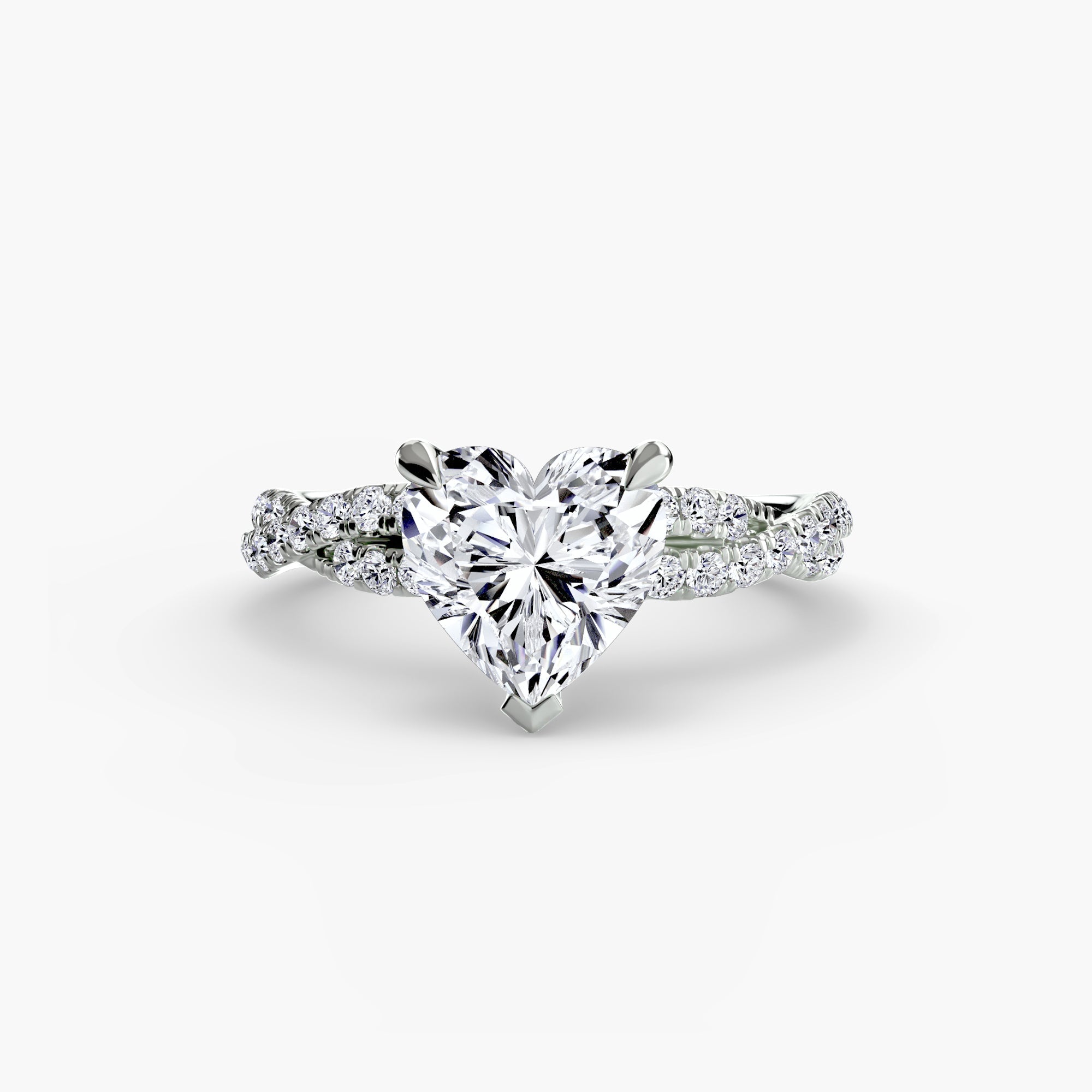 The Twisted Pavé Solitaire EclectiCarat