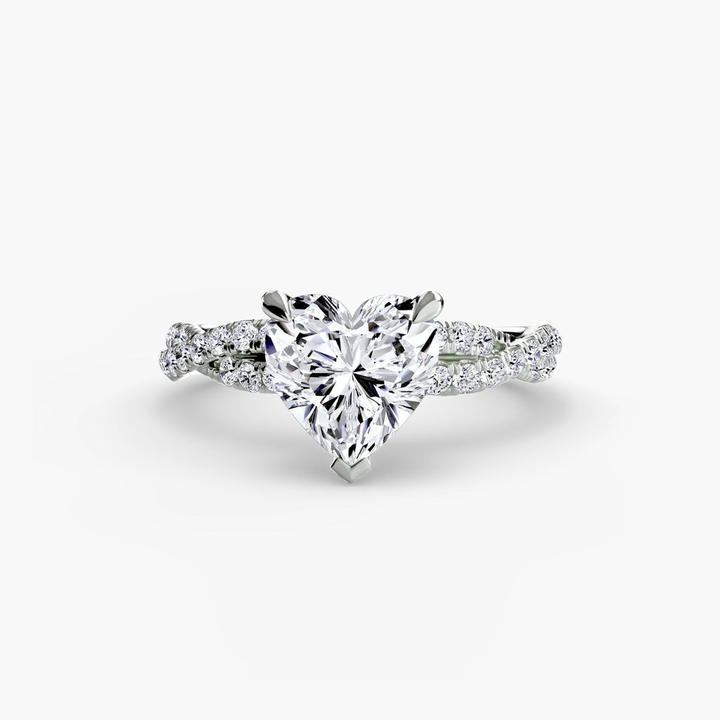 The Twisted Pavé Solitaire EclectiCarat