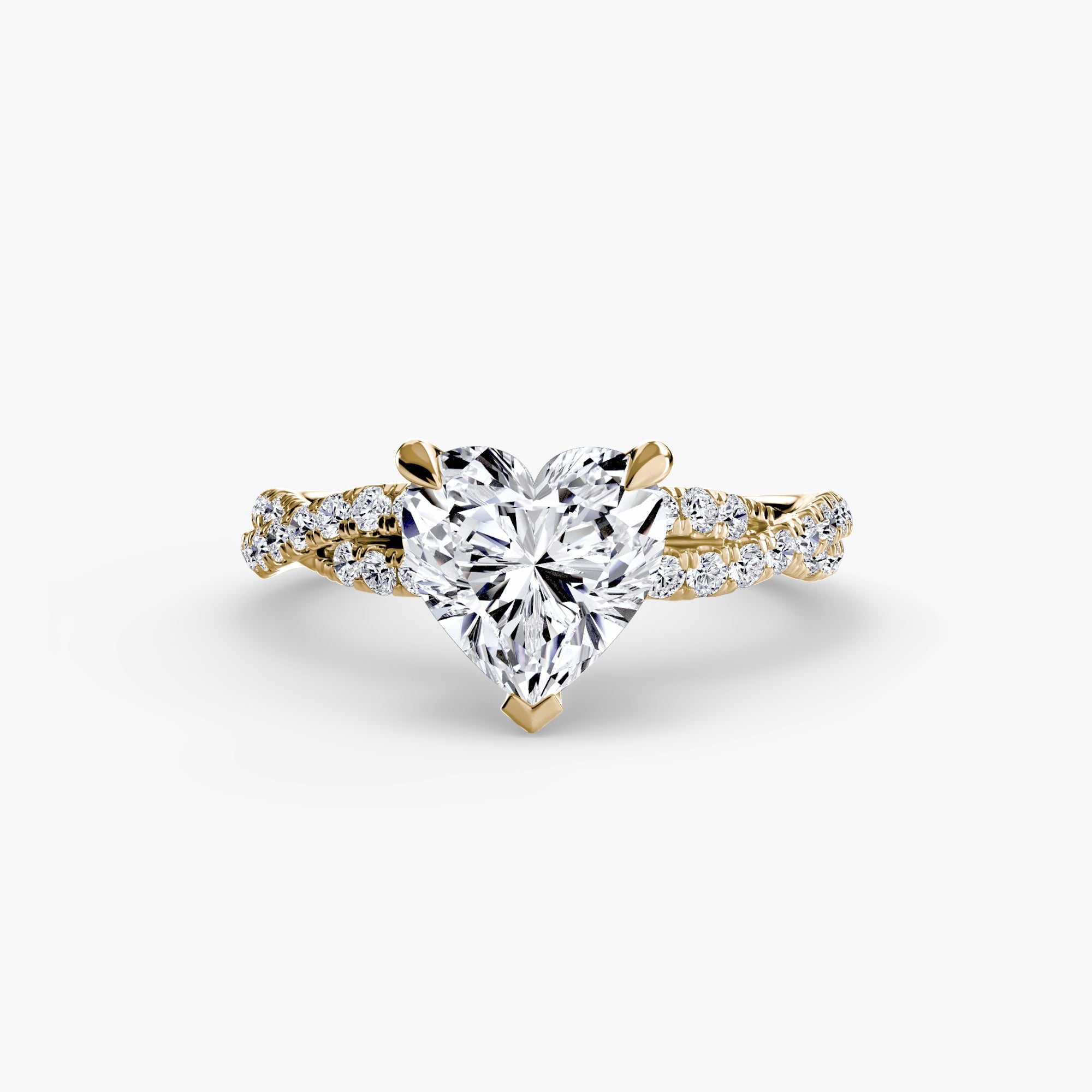 The Twisted Pavé Solitaire EclectiCarat