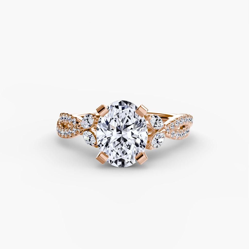 The Twist Pavé Ring EclectiCarat