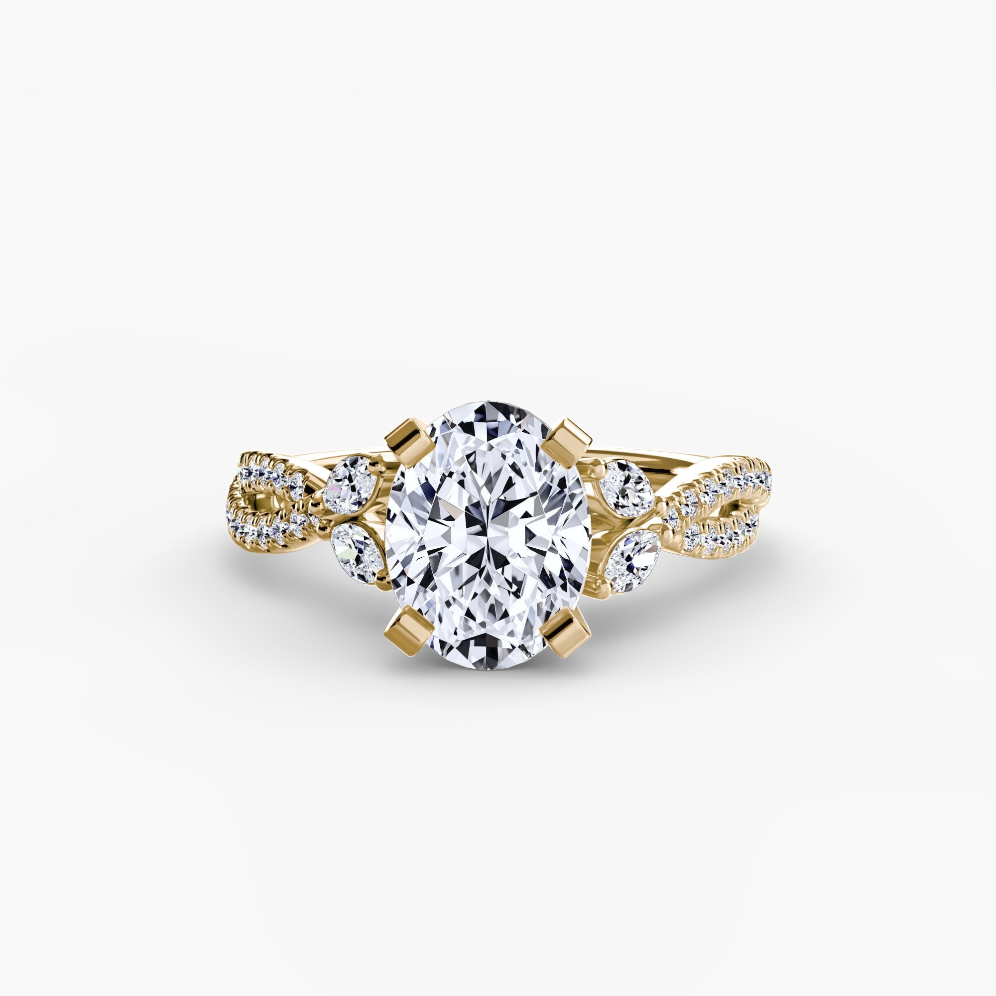 The Twist Pavé Ring EclectiCarat