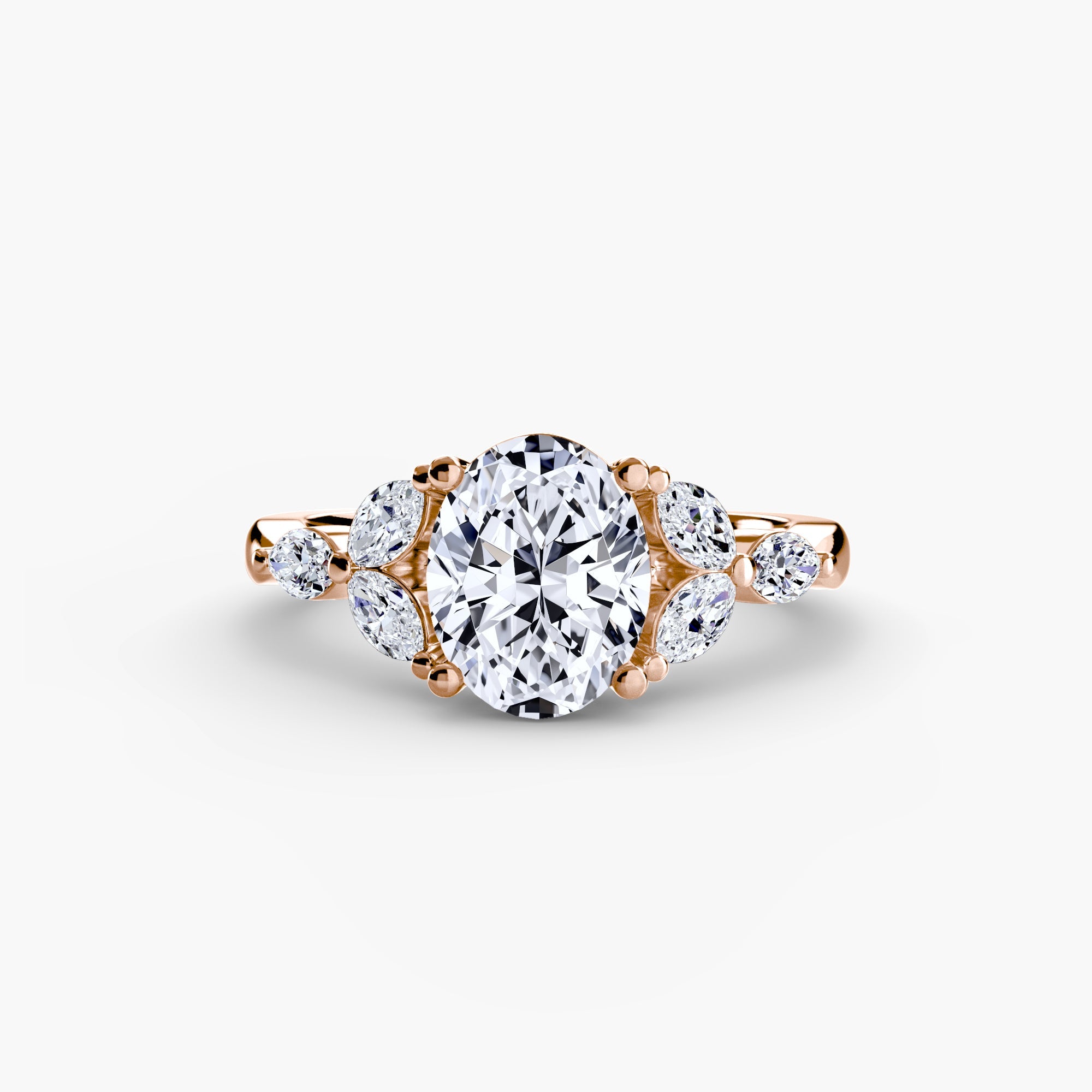 The Shoulder Cluster Ring EclectiCarat