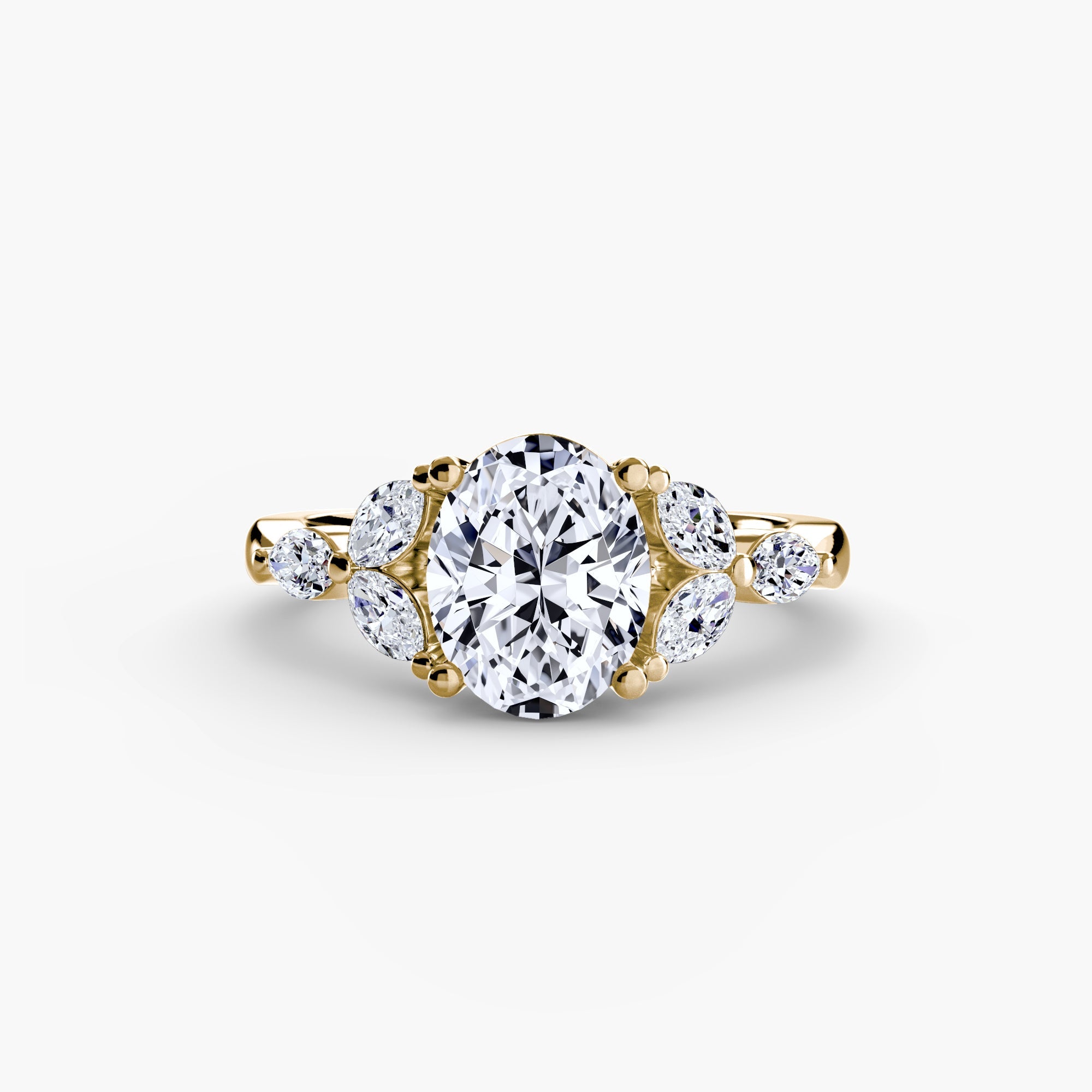 The Shoulder Cluster Ring EclectiCarat