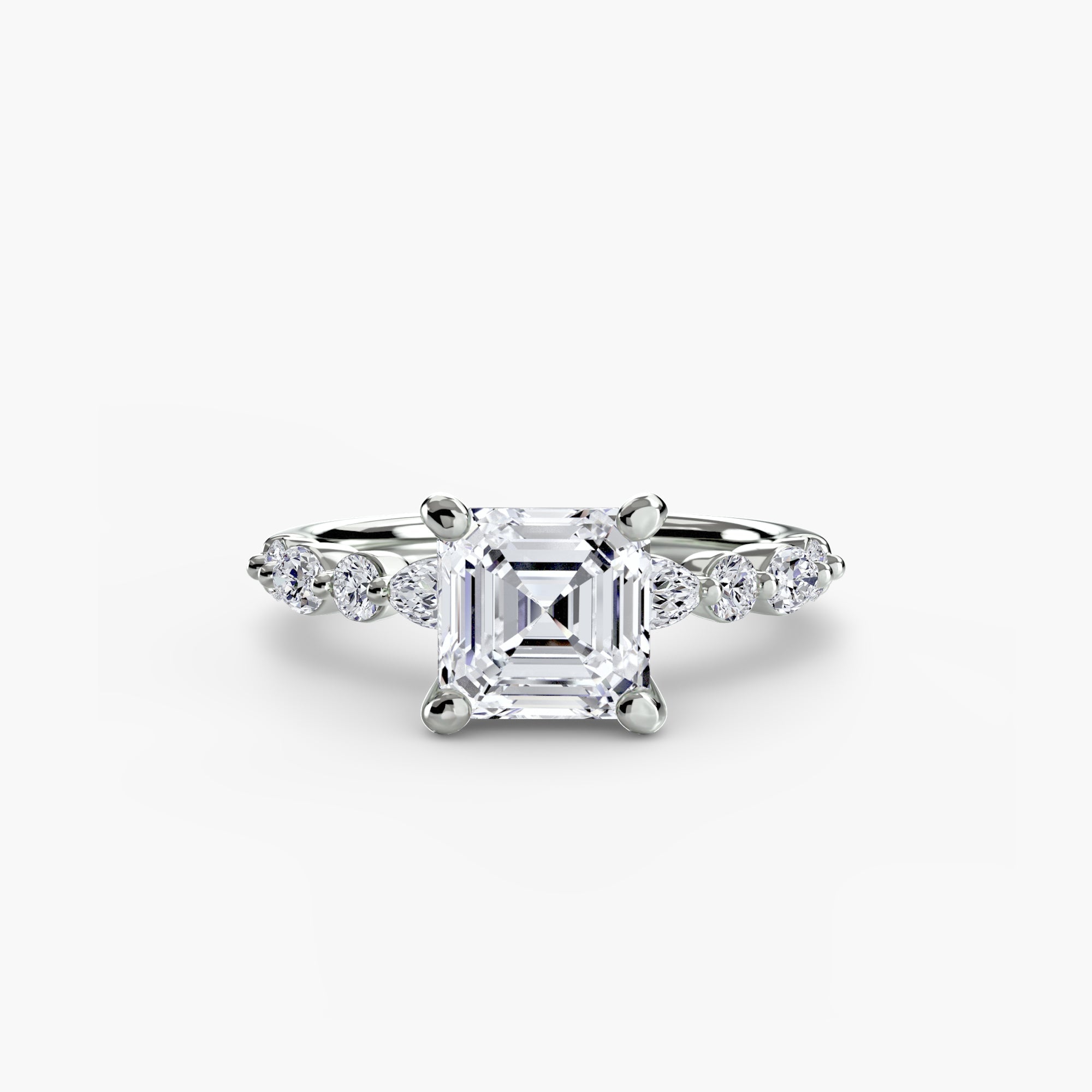 Solitaire with Eternity Pavé 2 EclectiCarat