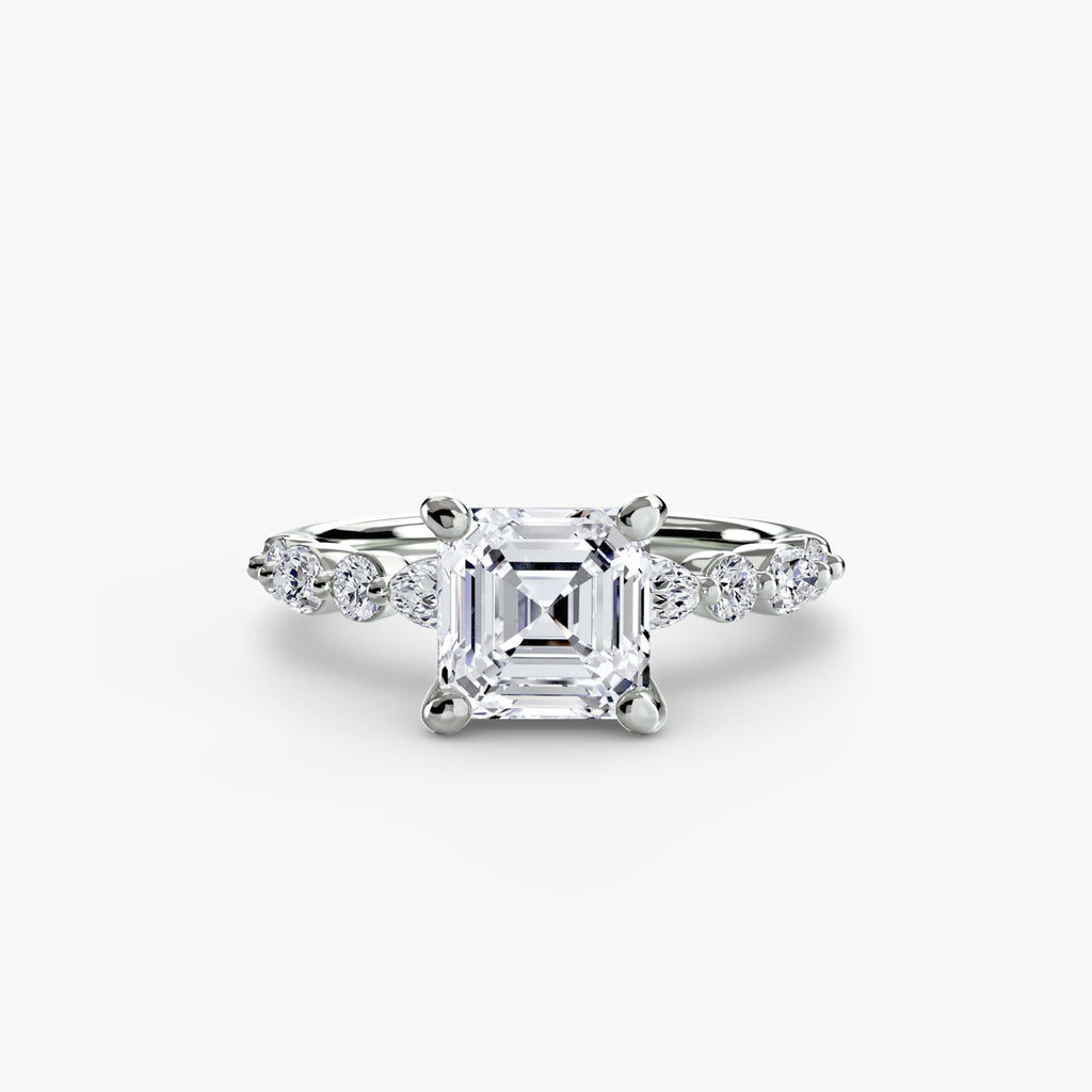 Solitaire with Eternity Pavé 2 EclectiCarat