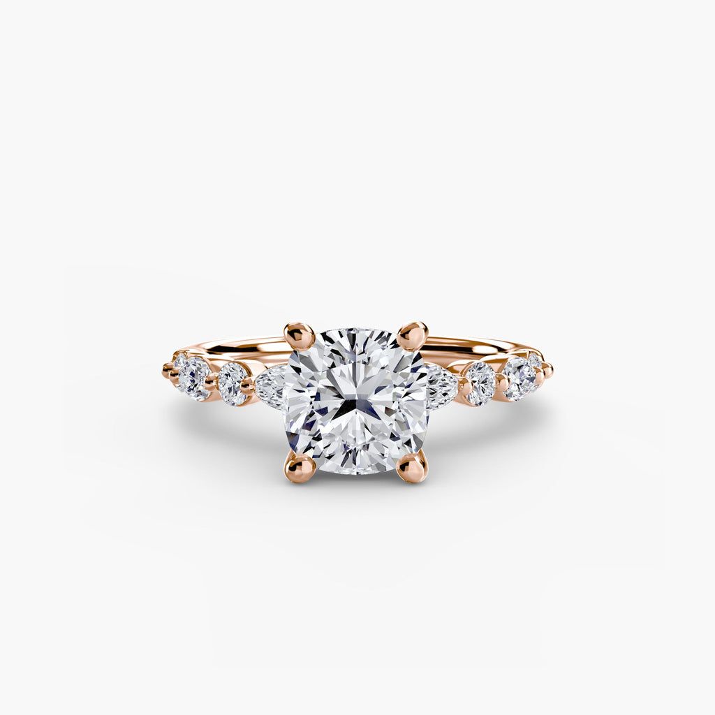 Solitaire with Eternity Pavé 2 EclectiCarat