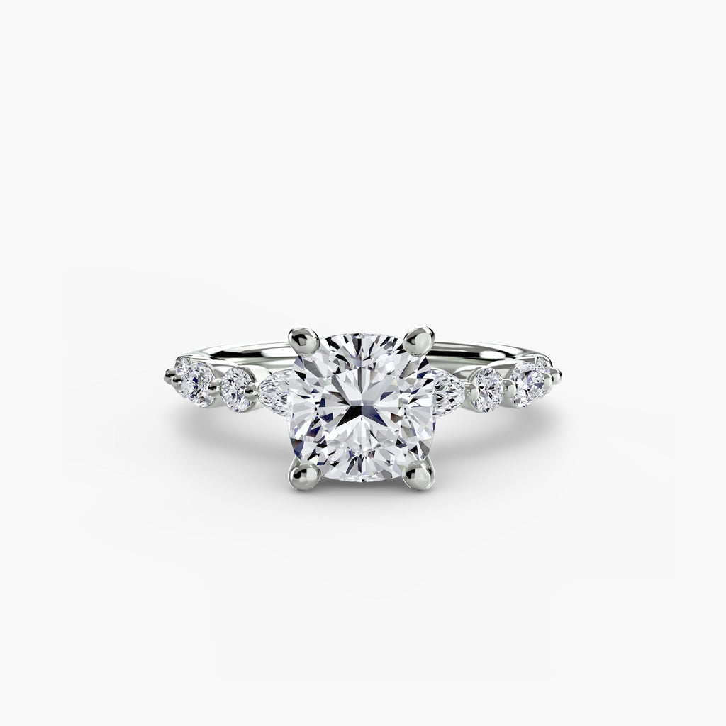 Solitaire with Eternity Pavé 2 EclectiCarat