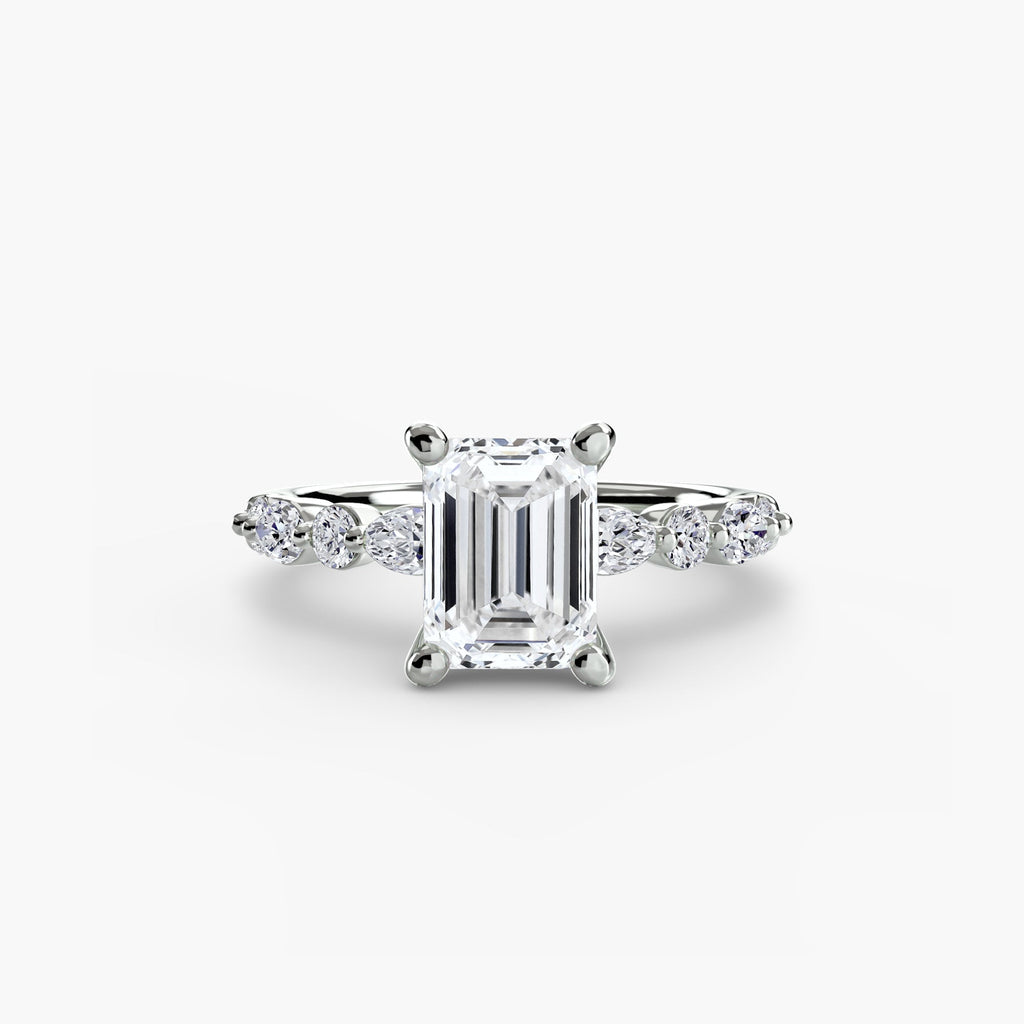 Solitaire with Eternity Pavé 2 EclectiCarat