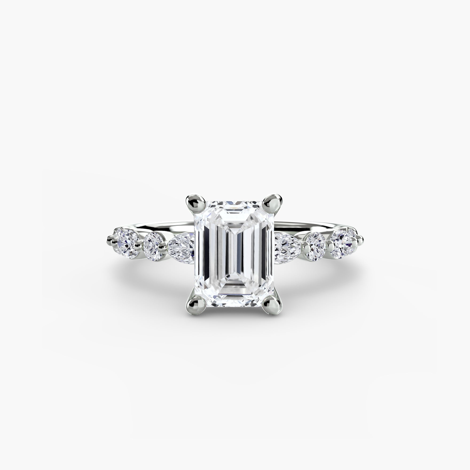 Solitaire with Eternity Pavé 2 EclectiCarat