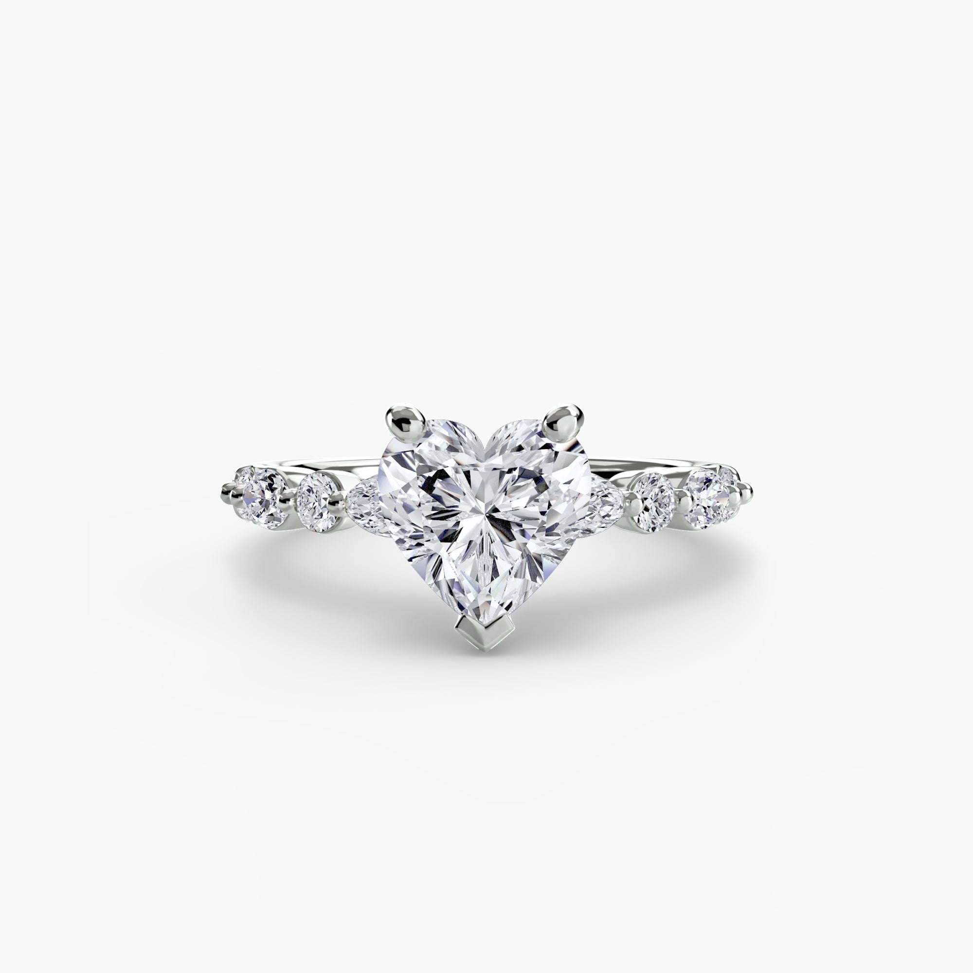 Solitaire with Eternity Pavé 2 EclectiCarat