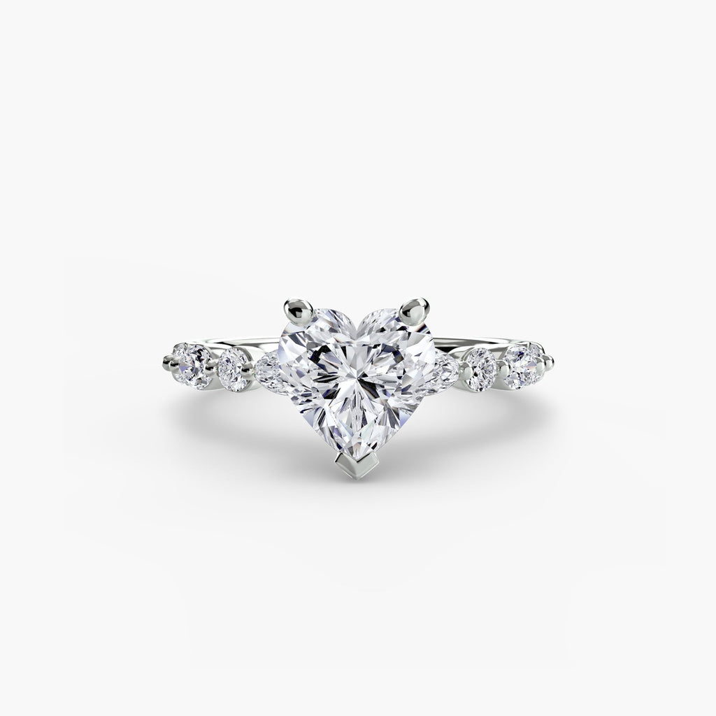 Solitaire with Eternity Pavé 2 EclectiCarat