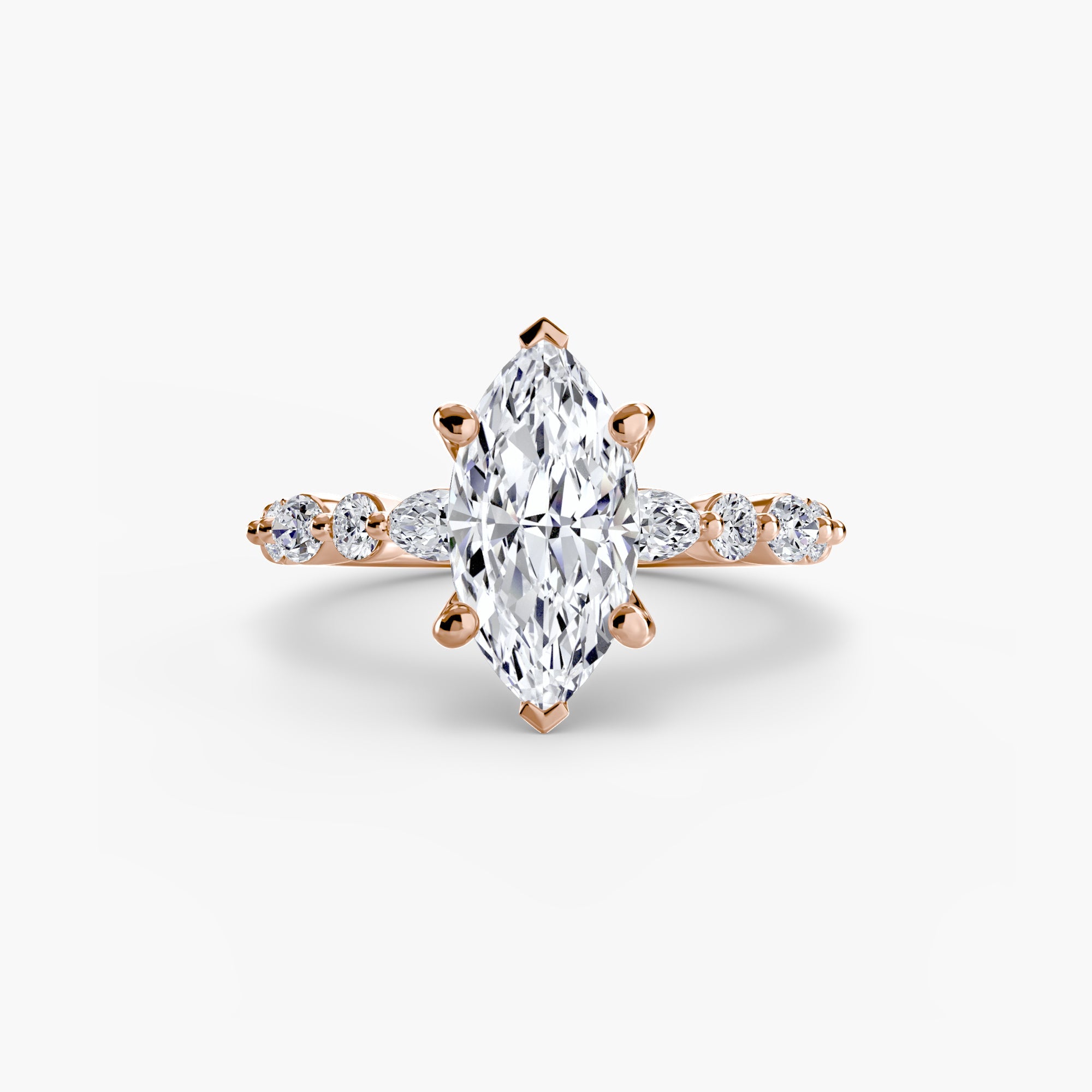 Solitaire with Eternity Pavé 2 EclectiCarat